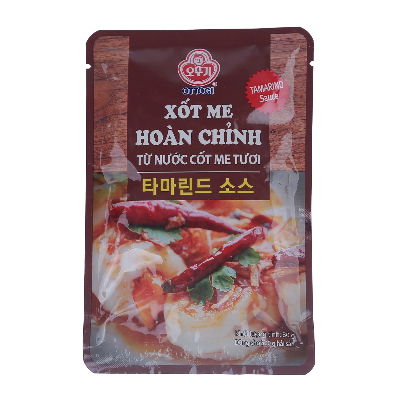 Sốt me hoàn chỉnh Ottogi gói 80g hình 1