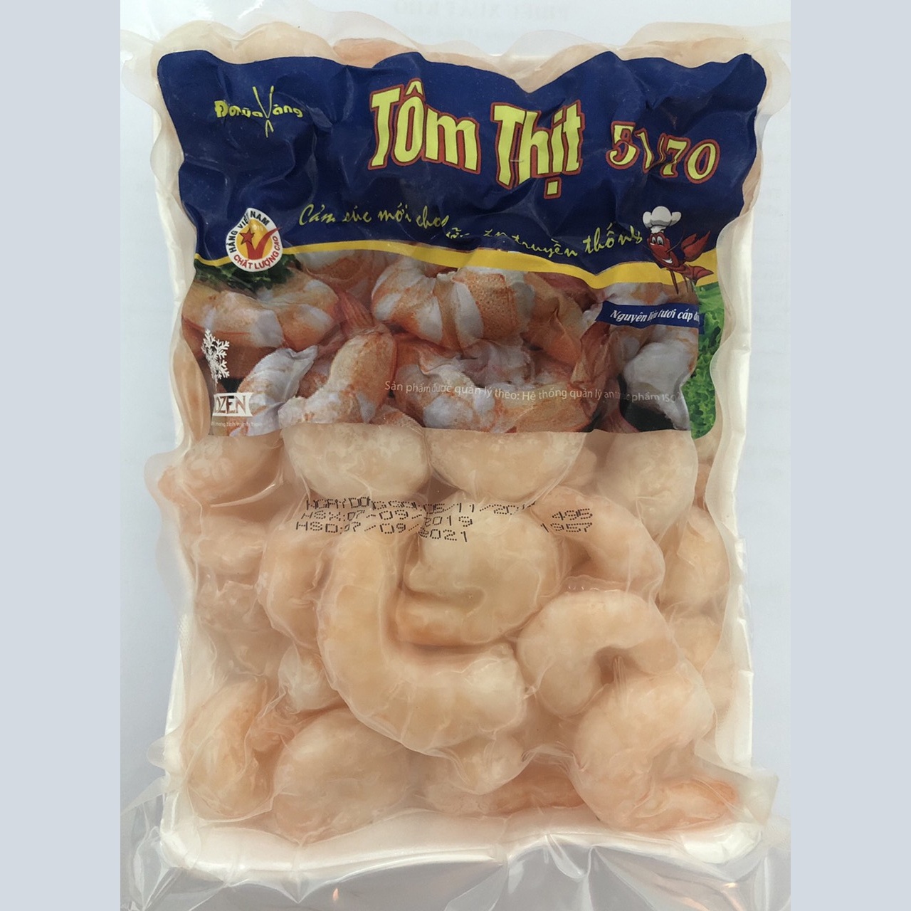 Tôm thịt 51/70 đông lạnh 252g DD21 hình 2