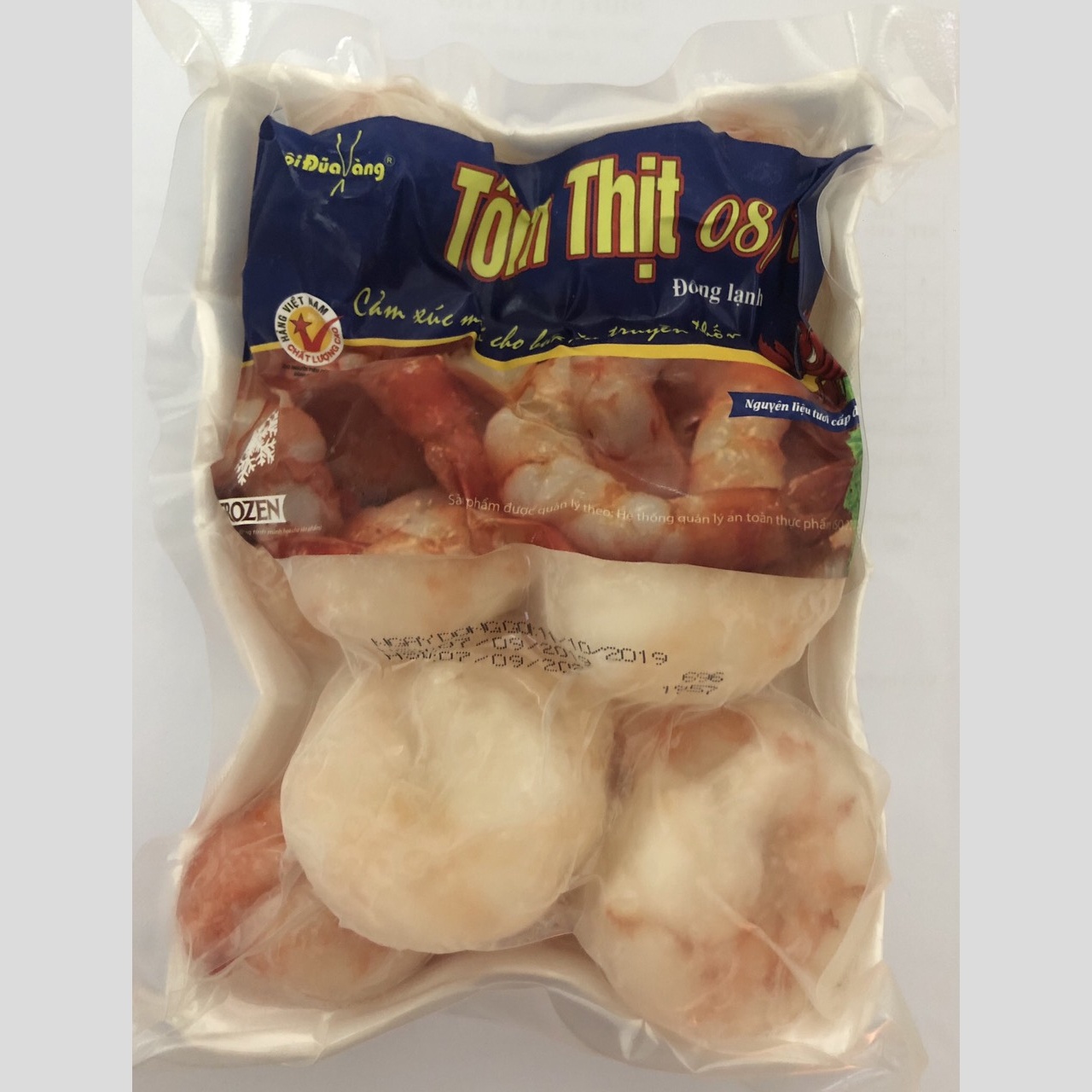 Tôm thịt 08/12 đông lạnh 252g DD21 hình 1