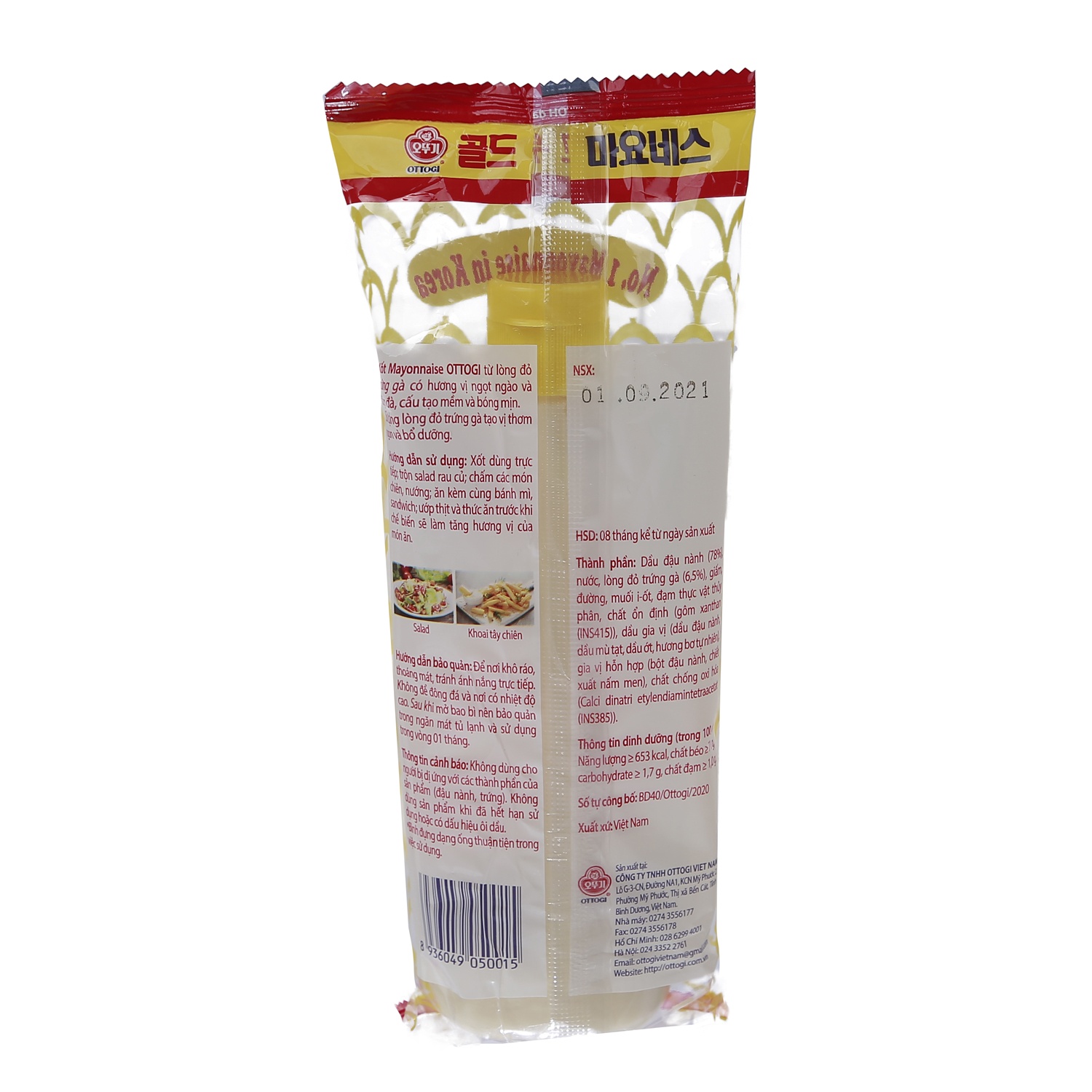 Xốt Mayonnaise Ottogi chai 240g hình 2