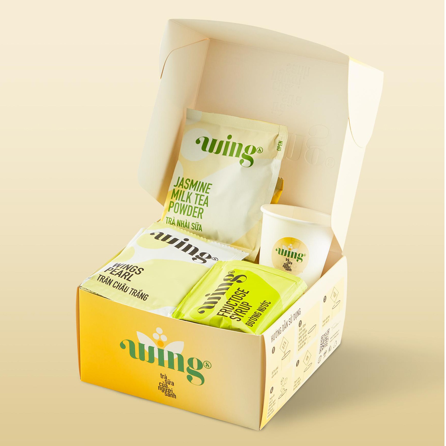 Trà sữa Nhài Wings dạng hộp (5 set) hình 2