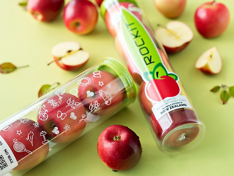 Táo Rockit New Zealand (hộp ống 4 quả) hình 3