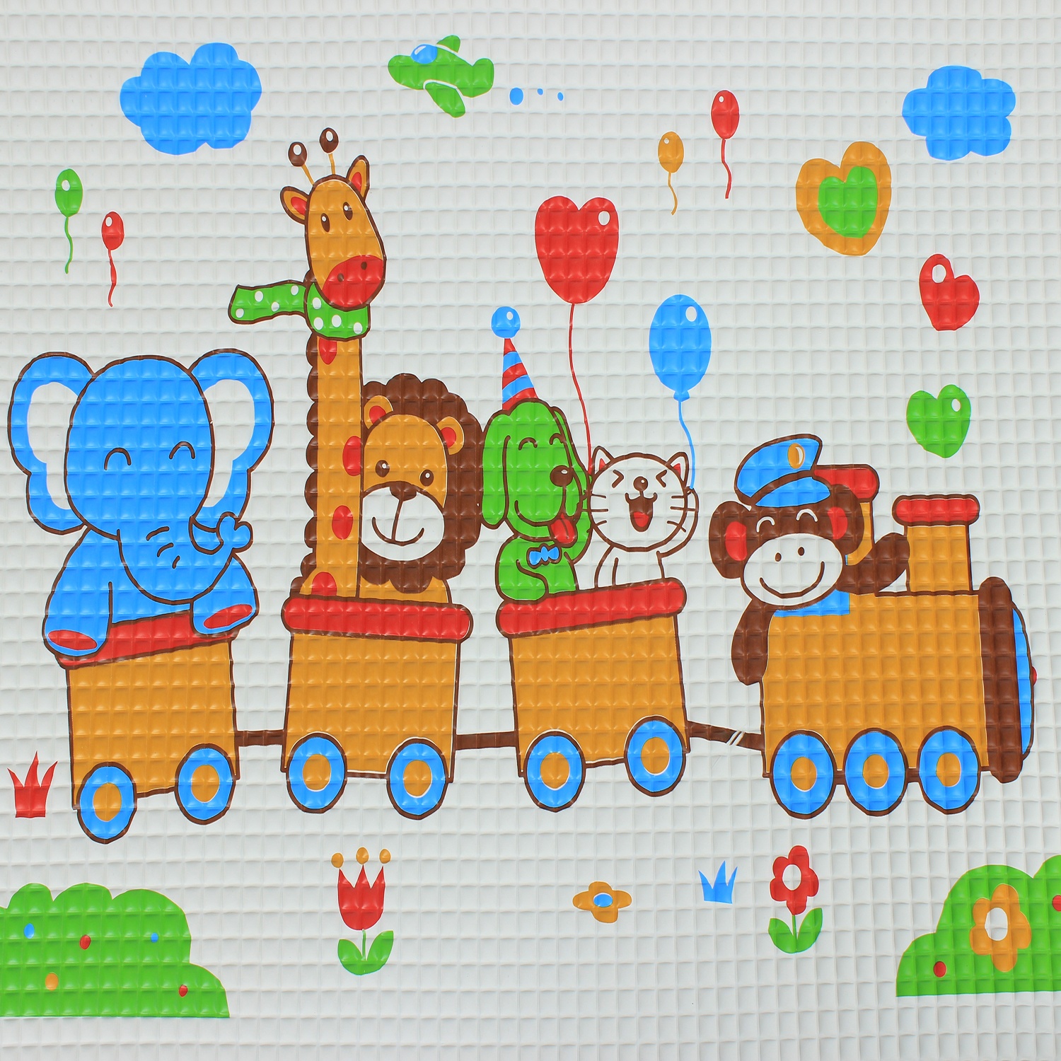 Chiếu cao su KidsPlaza Zoo Friends D81 hình 4