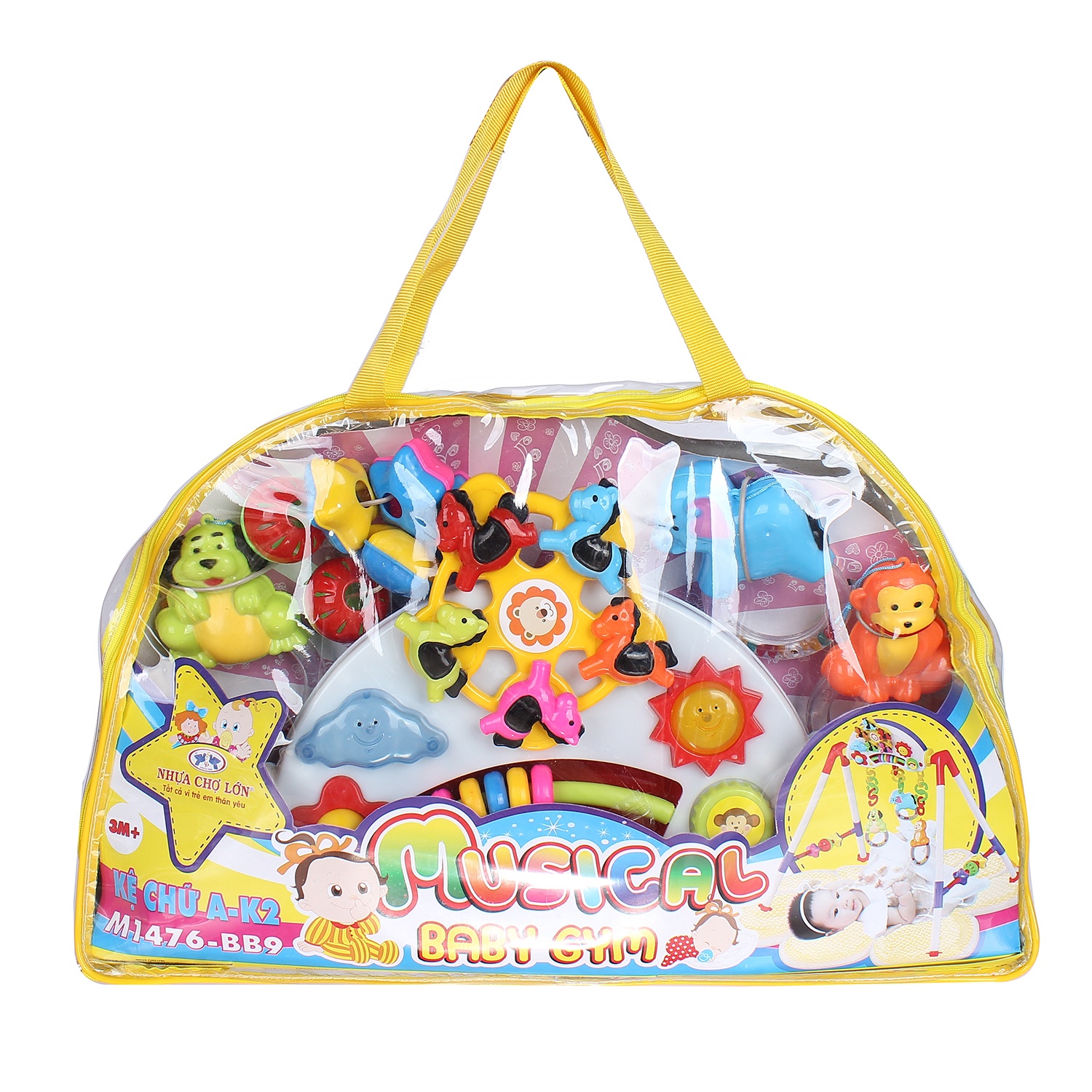 Đồ chơi kệ chữ A cho bé K2 NCL.M1476-BB9 có túi đựng đi kèm Đồ chơi kệ chữ A cho bé K2 NCL.M1476-BB9 hình 5