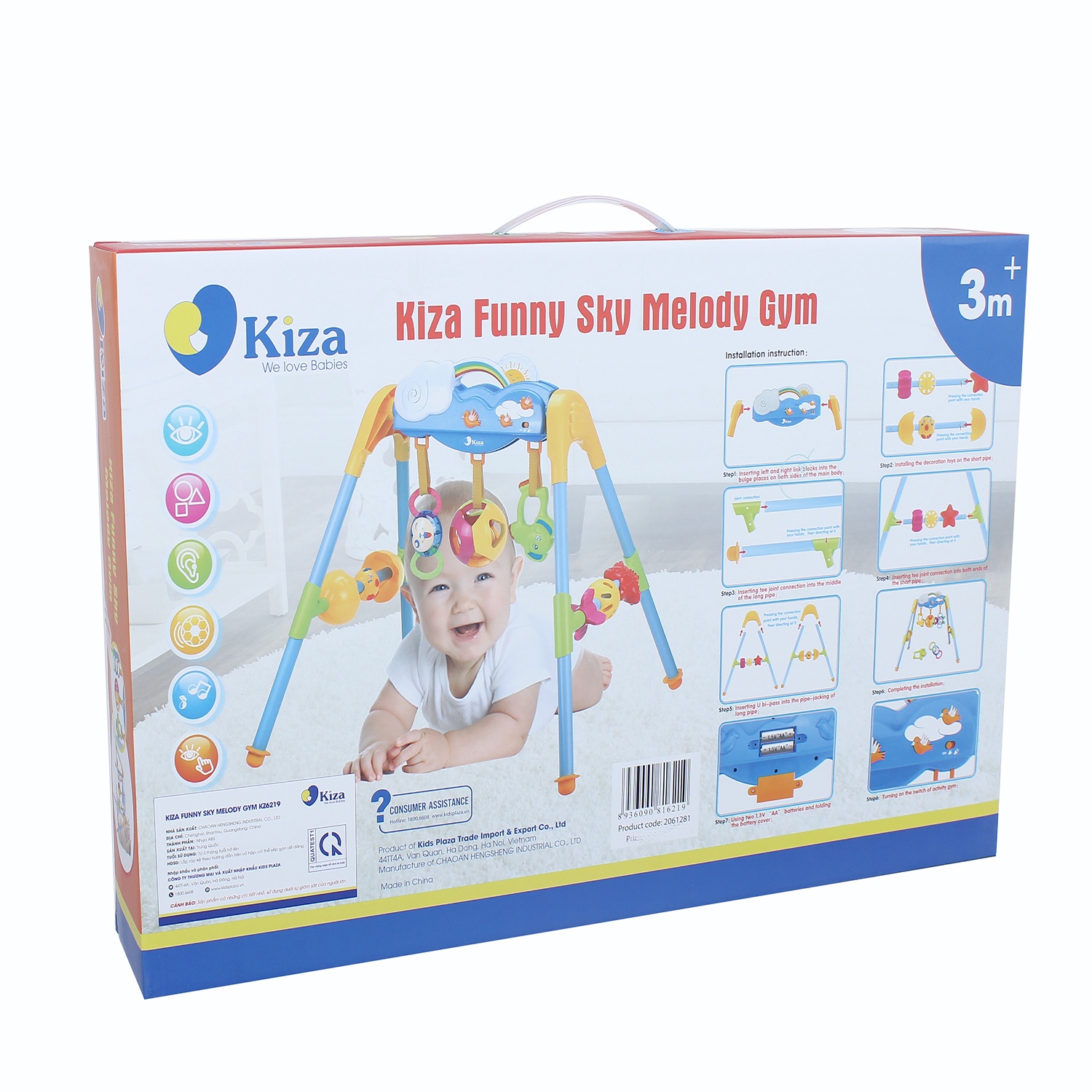 Kệ chữ A Funny Sky Melody Gym Kiza KZ086 hình 7