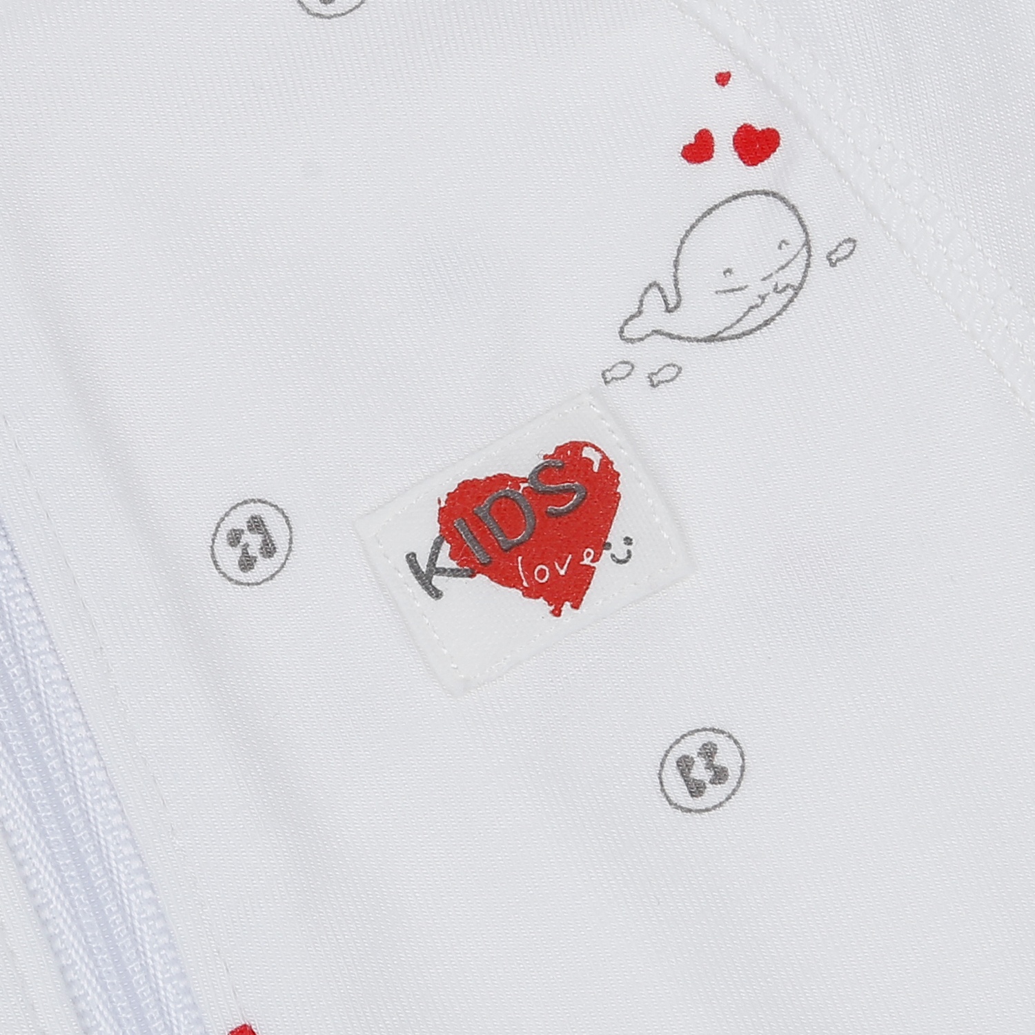 Ủ kén cho bé sơ sinh hình chú cá Otis KidsPlaza ND23H (Màu trắng) hình 3