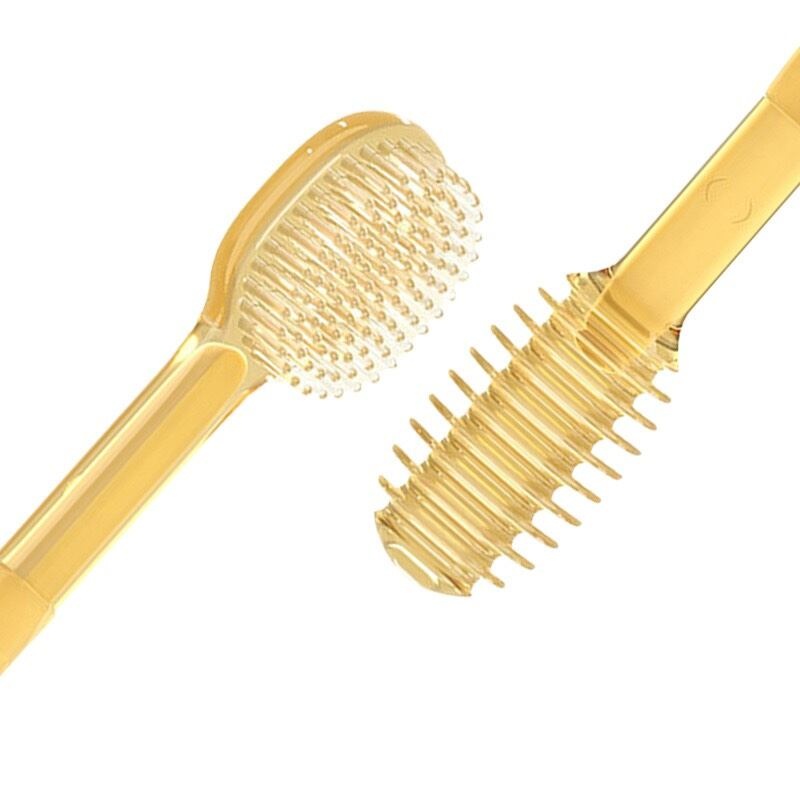 Bộ bàn chải rơ lưỡi silicone siêu mềm AC đầu mềm