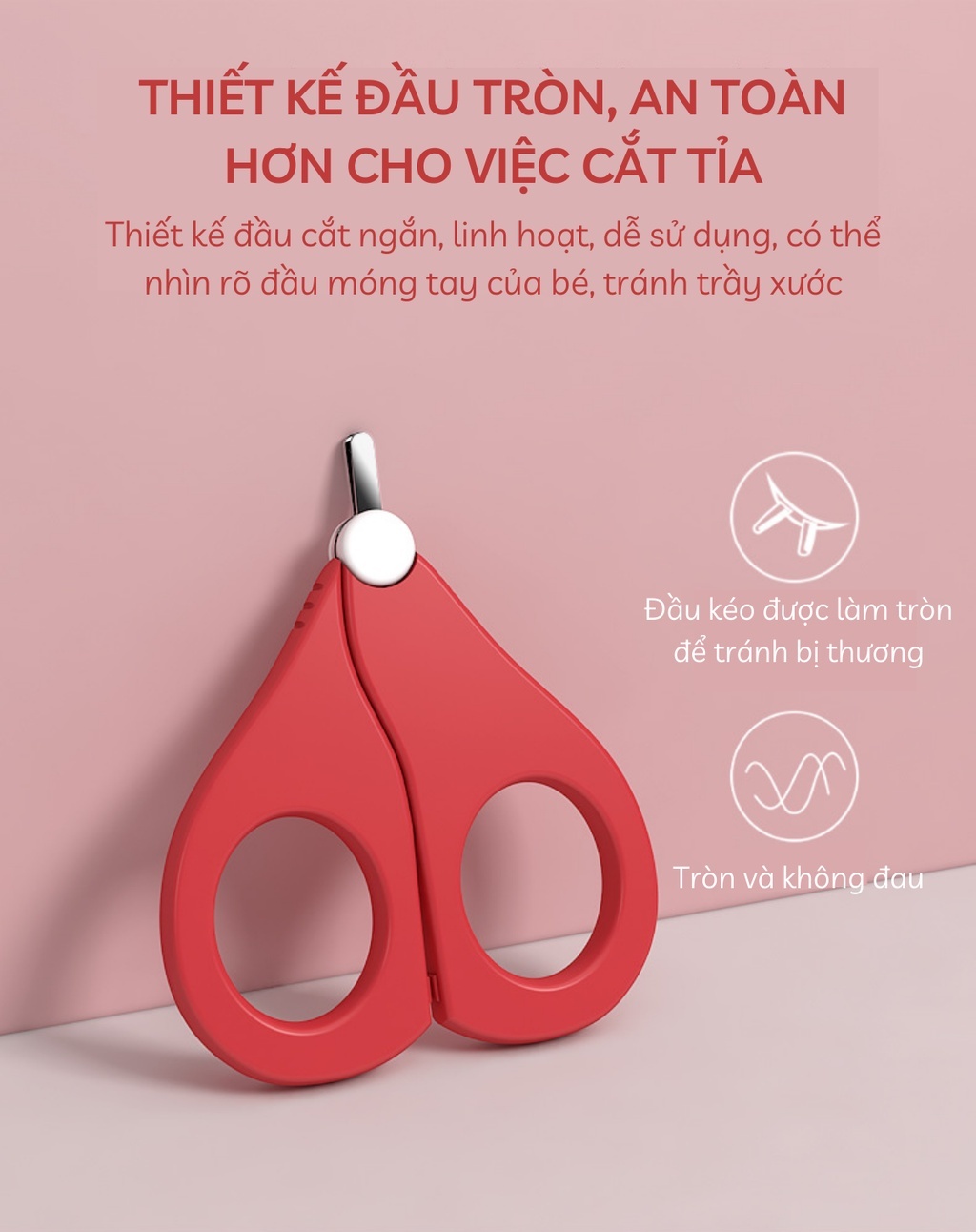 Bộ bấm móng tay sơ sinh Misuta AC (Màu ngẫu nhiên) hình 6