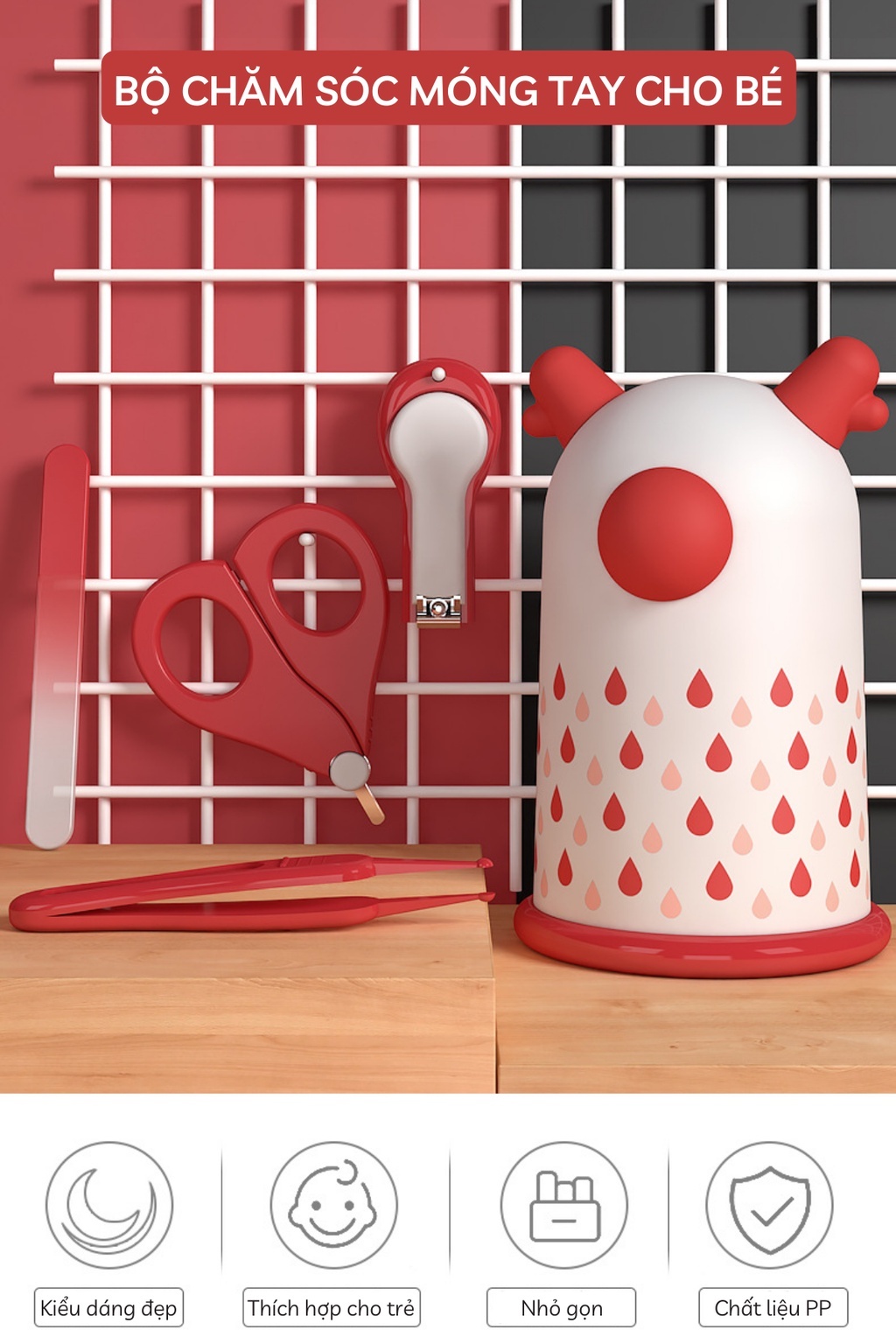 Bộ bấm móng tay sơ sinh Misuta AC (Màu ngẫu nhiên) 3