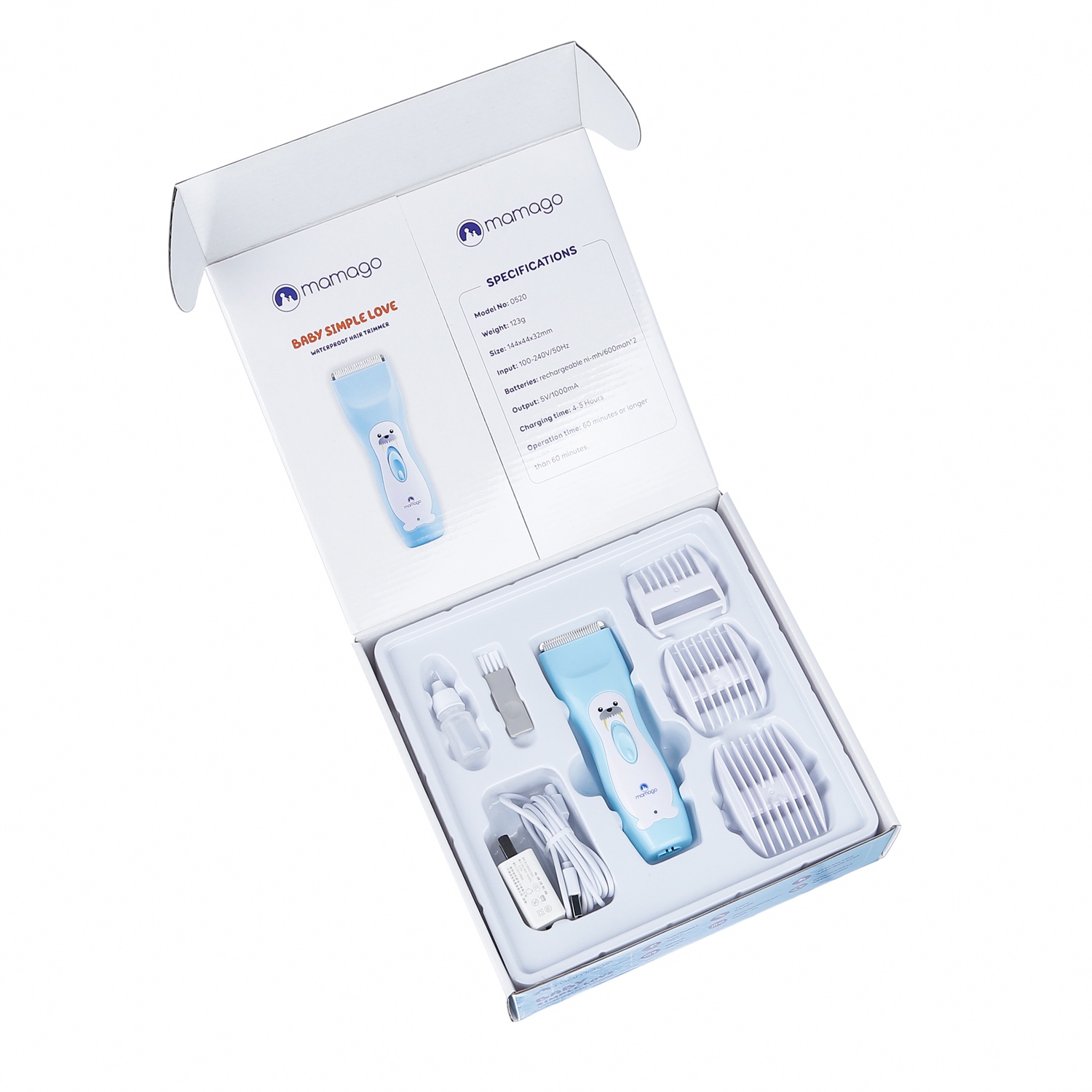 Tông đơ cắt tóc cho bé Mamago Simple Love 0520 hình 1