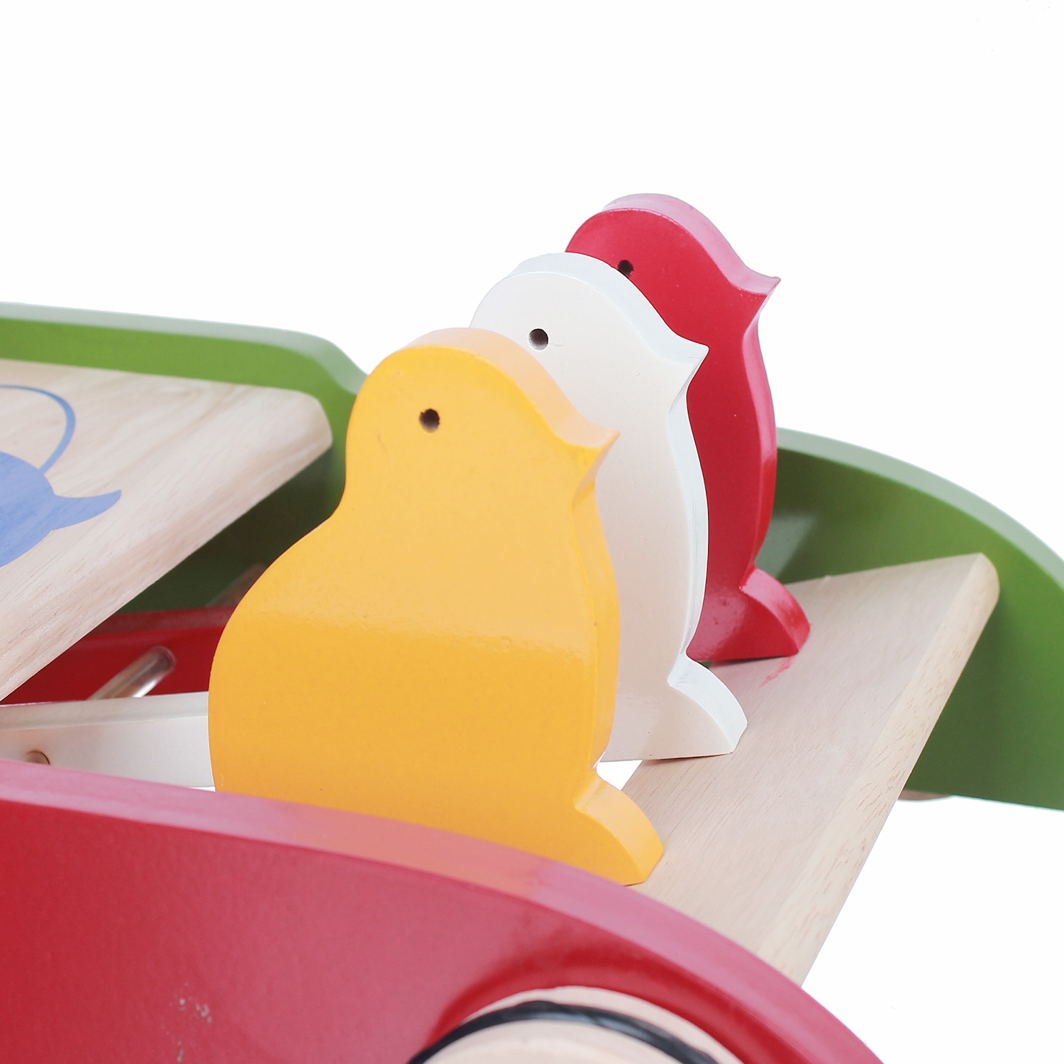 Xe tập đi gỗ hình con gà IQ toys cho bé hình 4