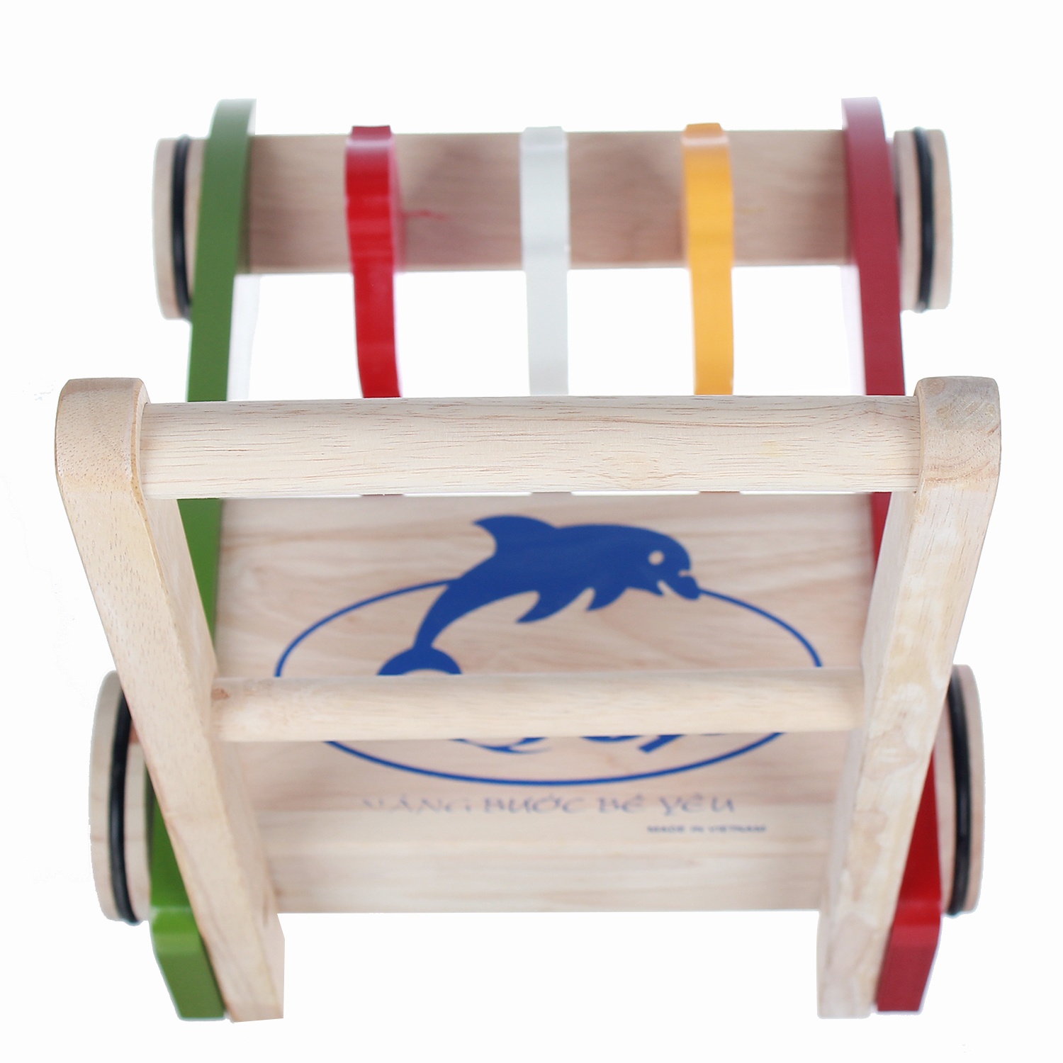 Xe tập đi gỗ hình con gà IQ toys cho bé hình 2