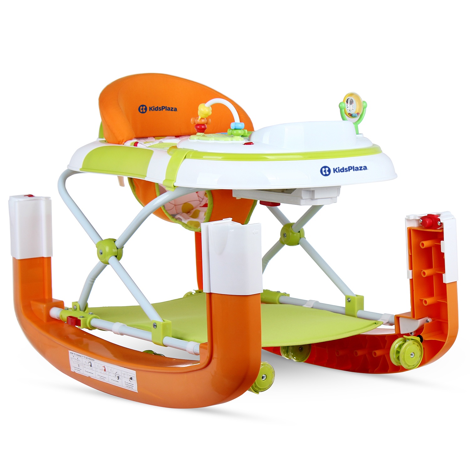 Xe tập đi KidsPlaza Walker có nhạc và bàn ăn W1121RA6 (Màu Xanh) hình 6