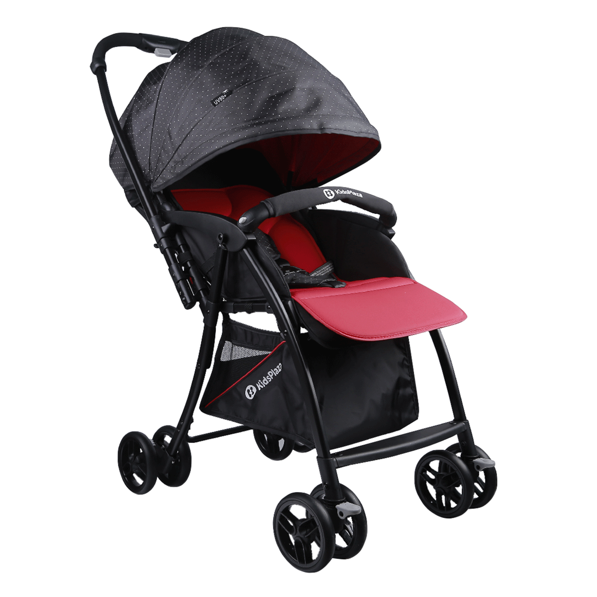 Xe đẩy cho bé KidsPlaza Compact 319 Linen (Đỏ Đen) hình 2