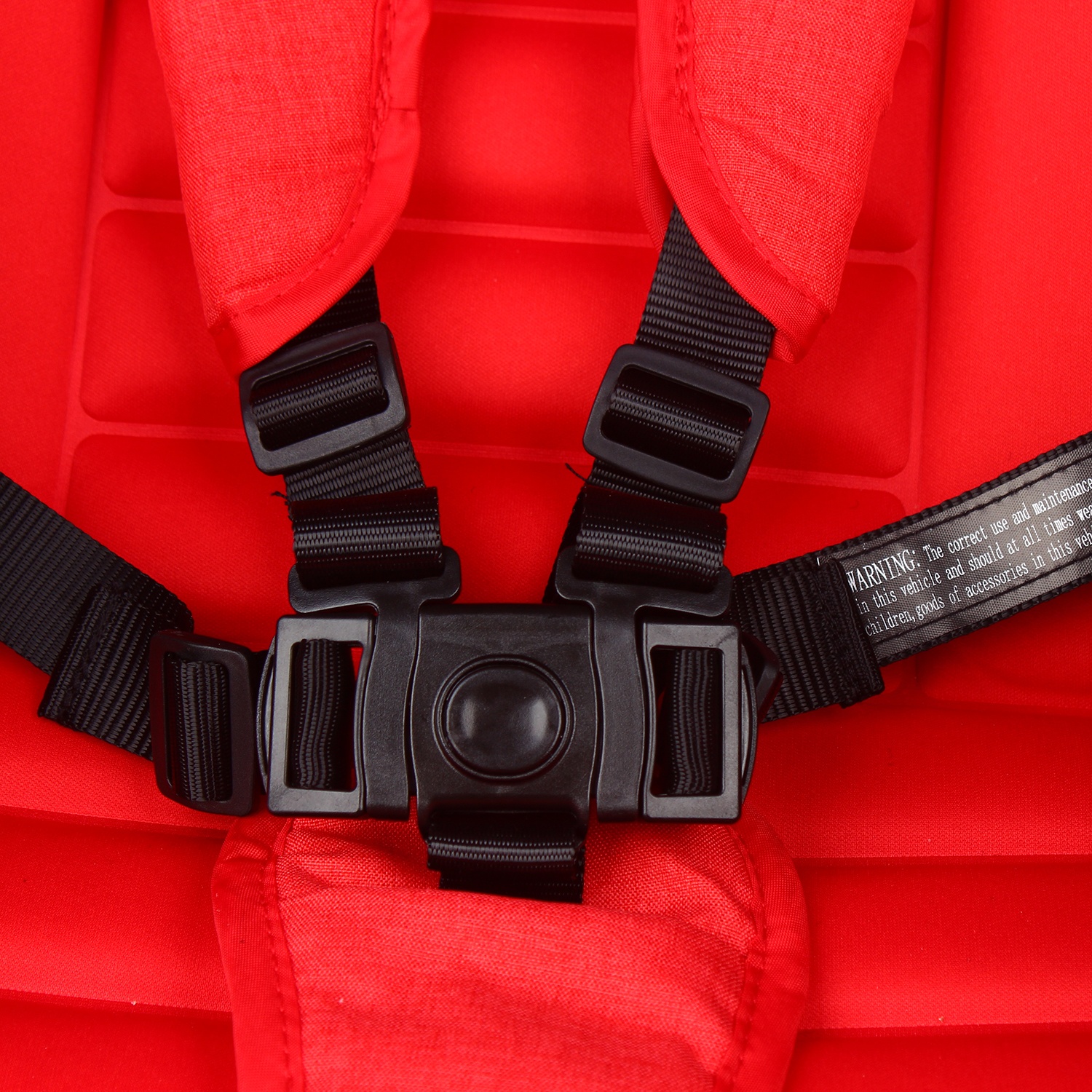 Xe đẩy cho bé KidsPlaza Compact 319 Linen Premium (Đỏ) hình 3