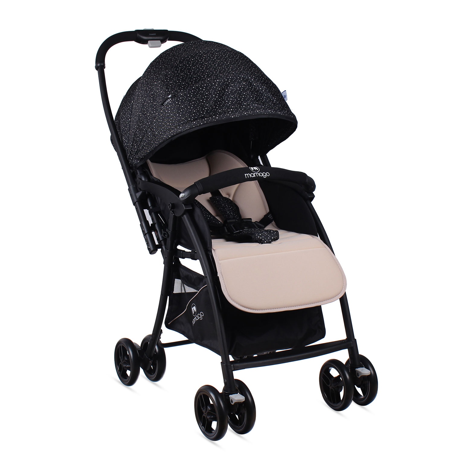 Xe đẩy cho bé Mamago Compact 319 (màu đen) hình 1