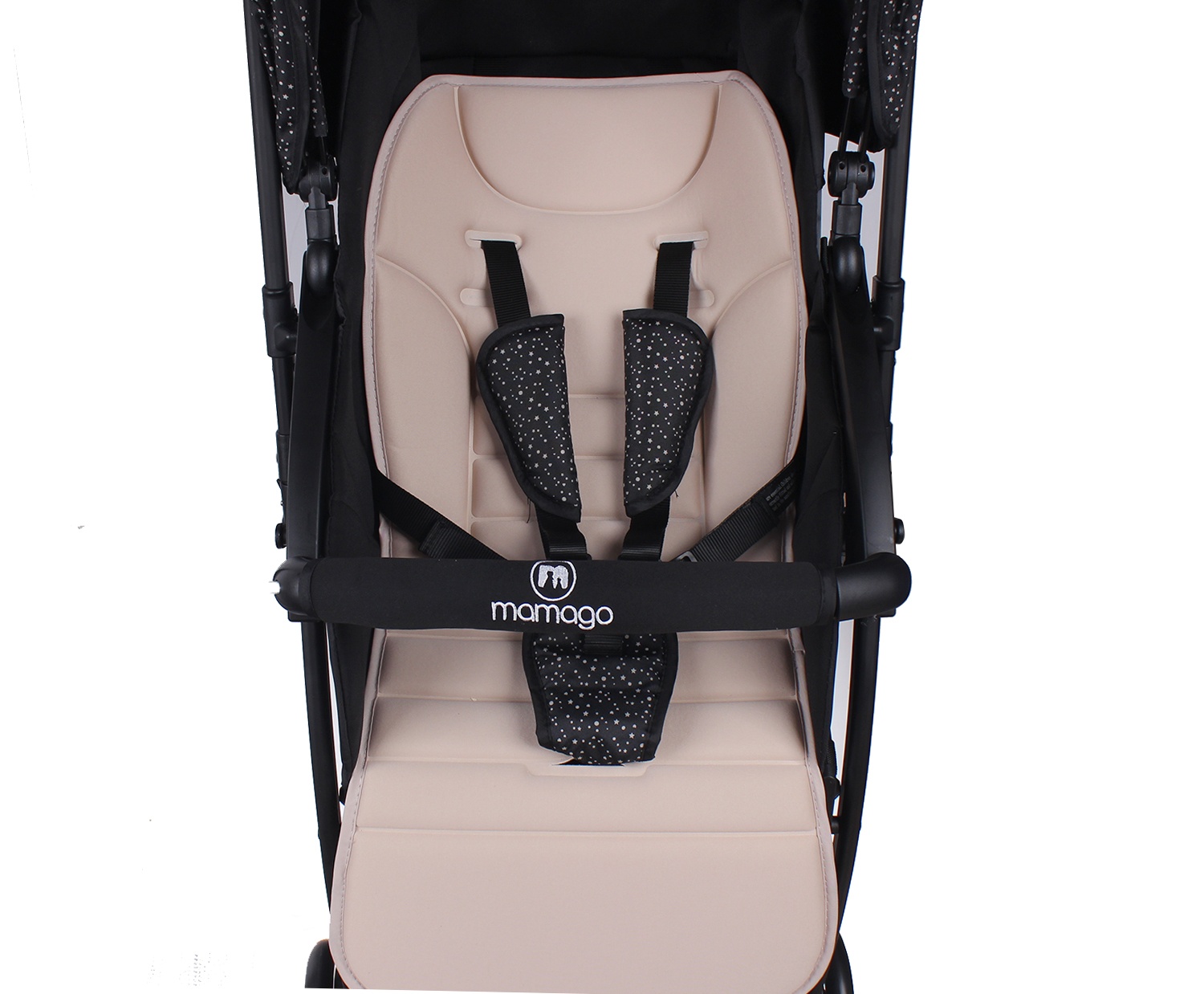 Xe đẩy cho bé Mamago Compact 319 (màu đen) hình 2