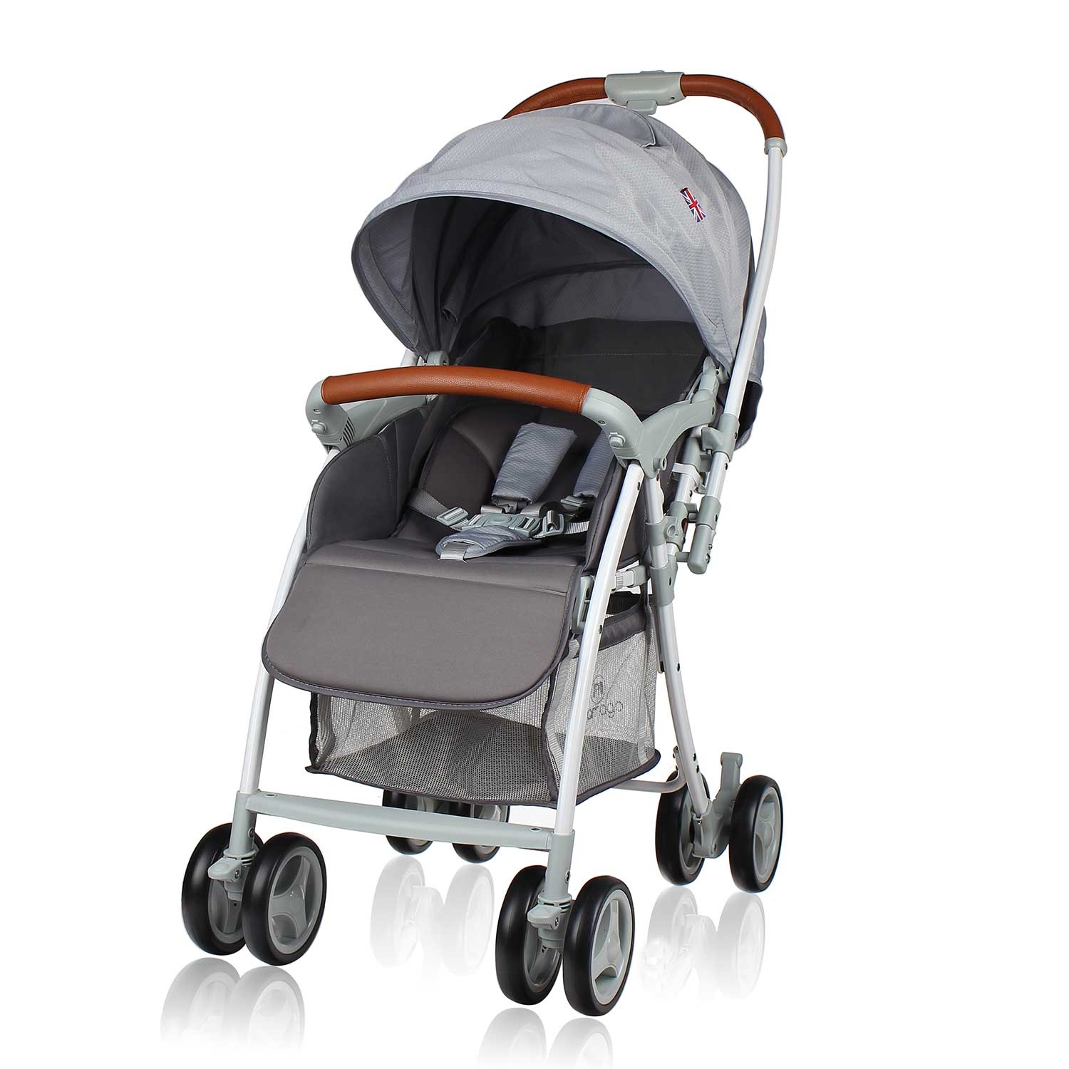 Xe đẩy Mamago Avon Premium V.818 Xám Bạc hình 1