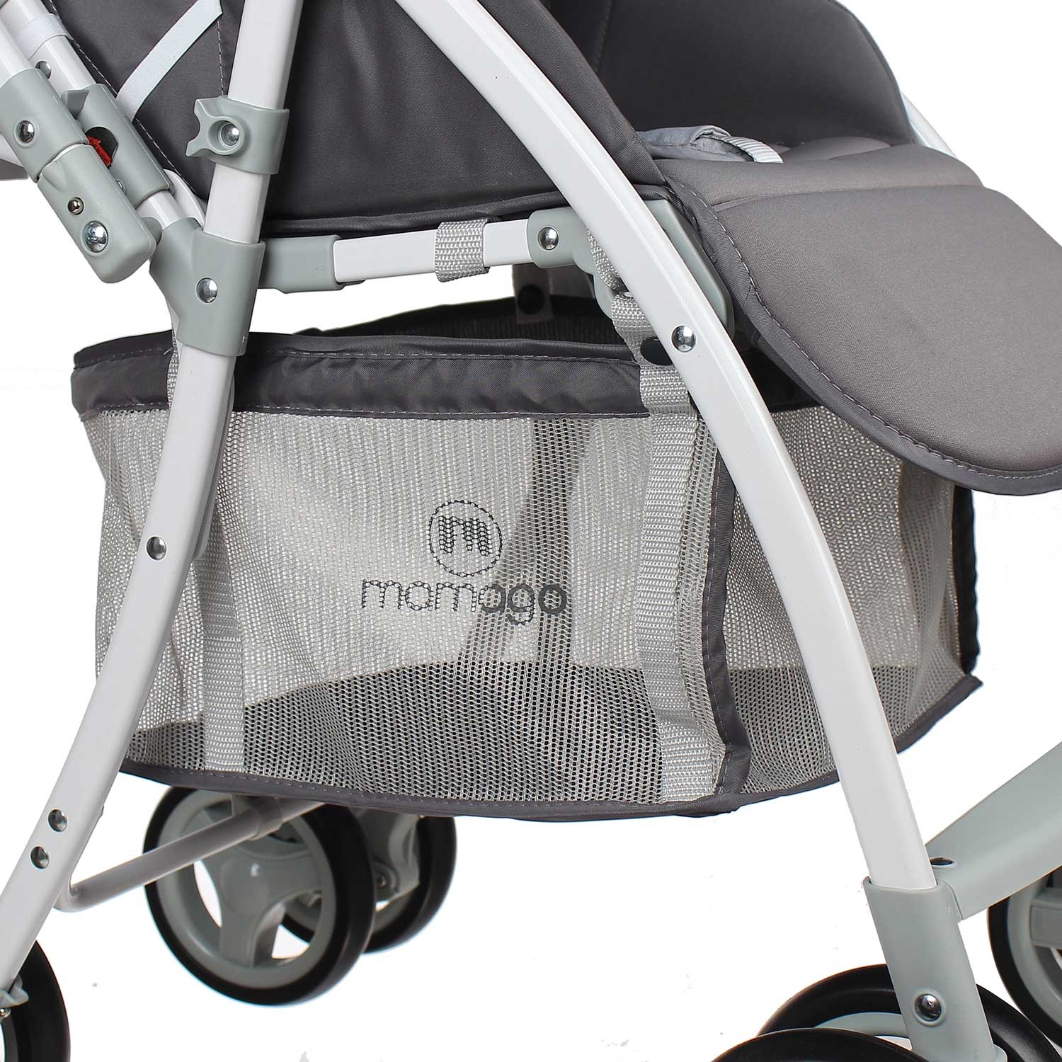 Xe đẩy Mamago Avon Premium V.818 Xám Bạc hình 3