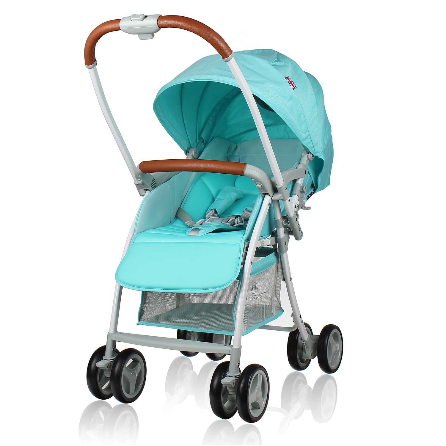 Xe đẩy Mamago Avon Premium V.818 Xanh Ngọc hình 6