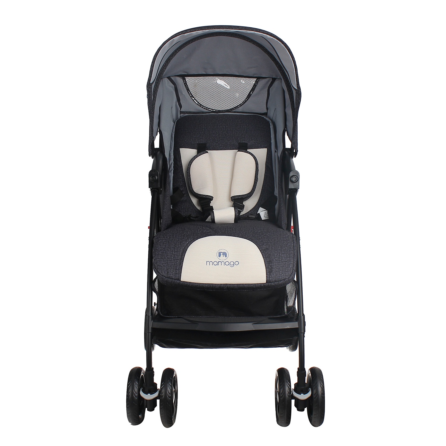 Xe đẩy Mamago Friendly C05 màu đen xám hình 10
