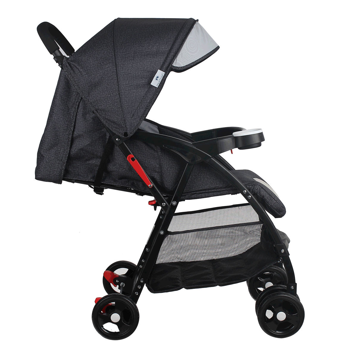 Xe đẩy Mamago Friendly C05 màu đen xám hình 4