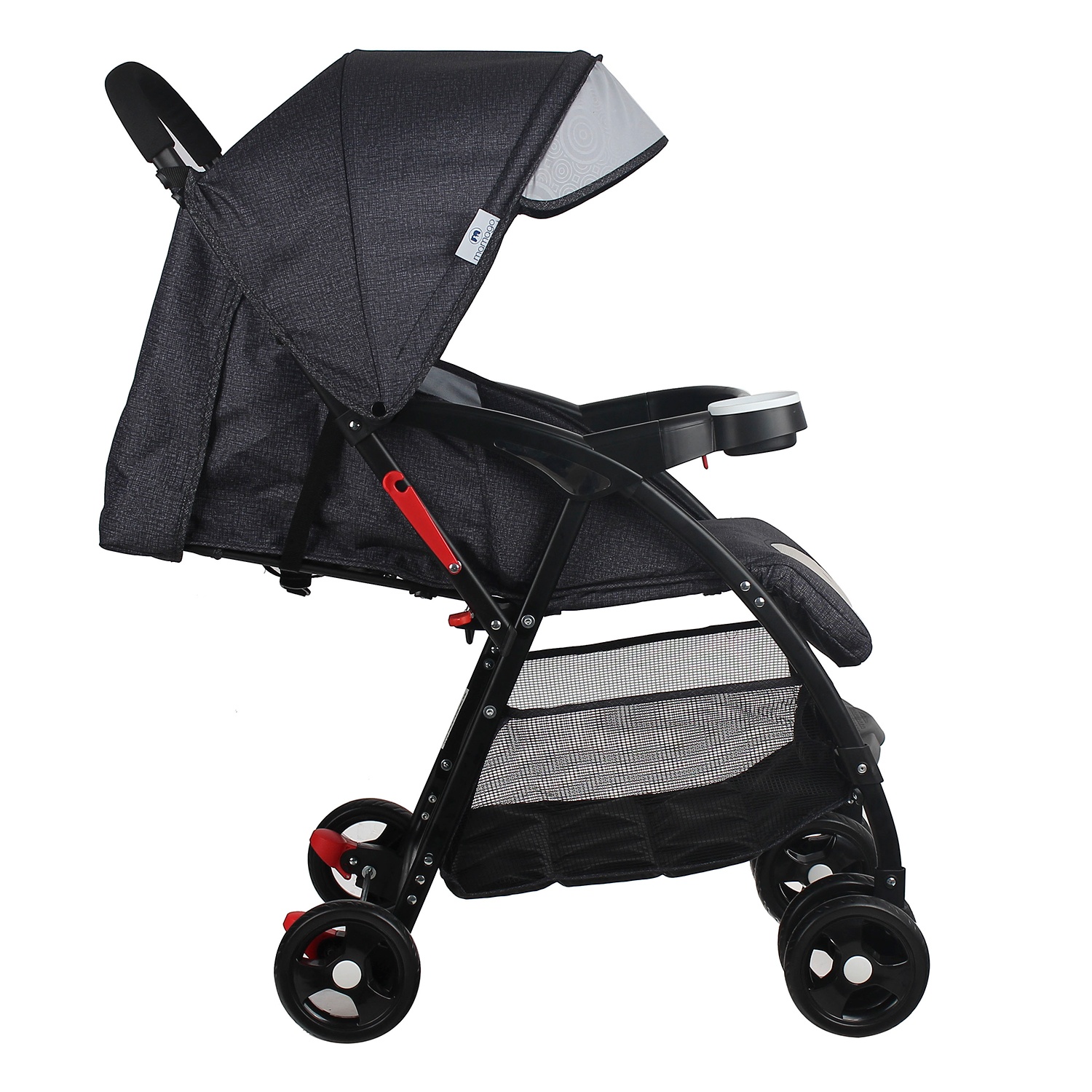 Xe đẩy Mamago Friendly C05 màu đen xám hình 2