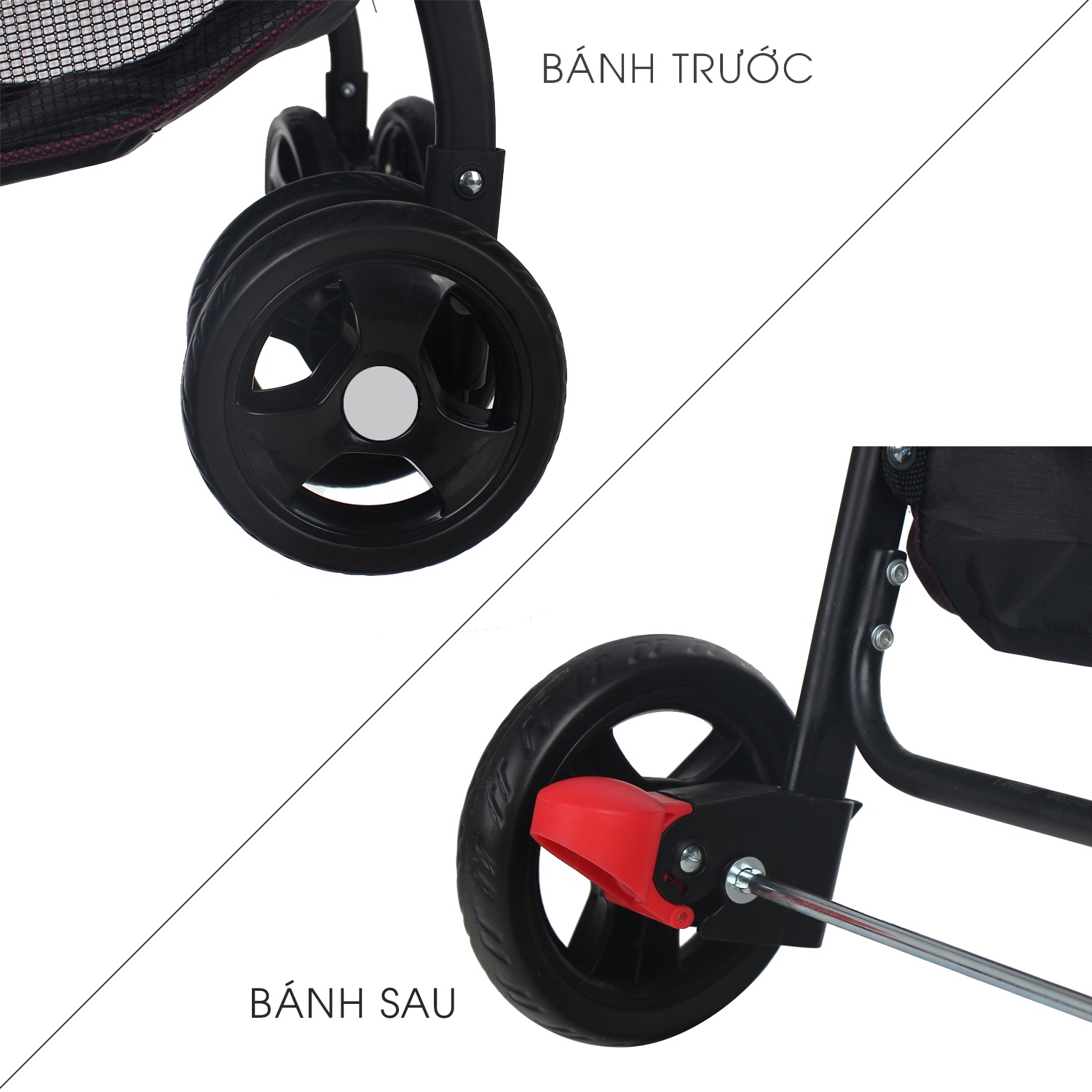 Xe đẩy Mamago Friendly Plus C05 màu kaki hình 9