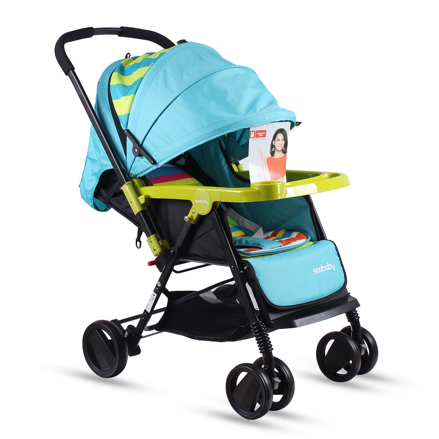 Xe đẩy Seebaby T11A màu đỏ hình 1