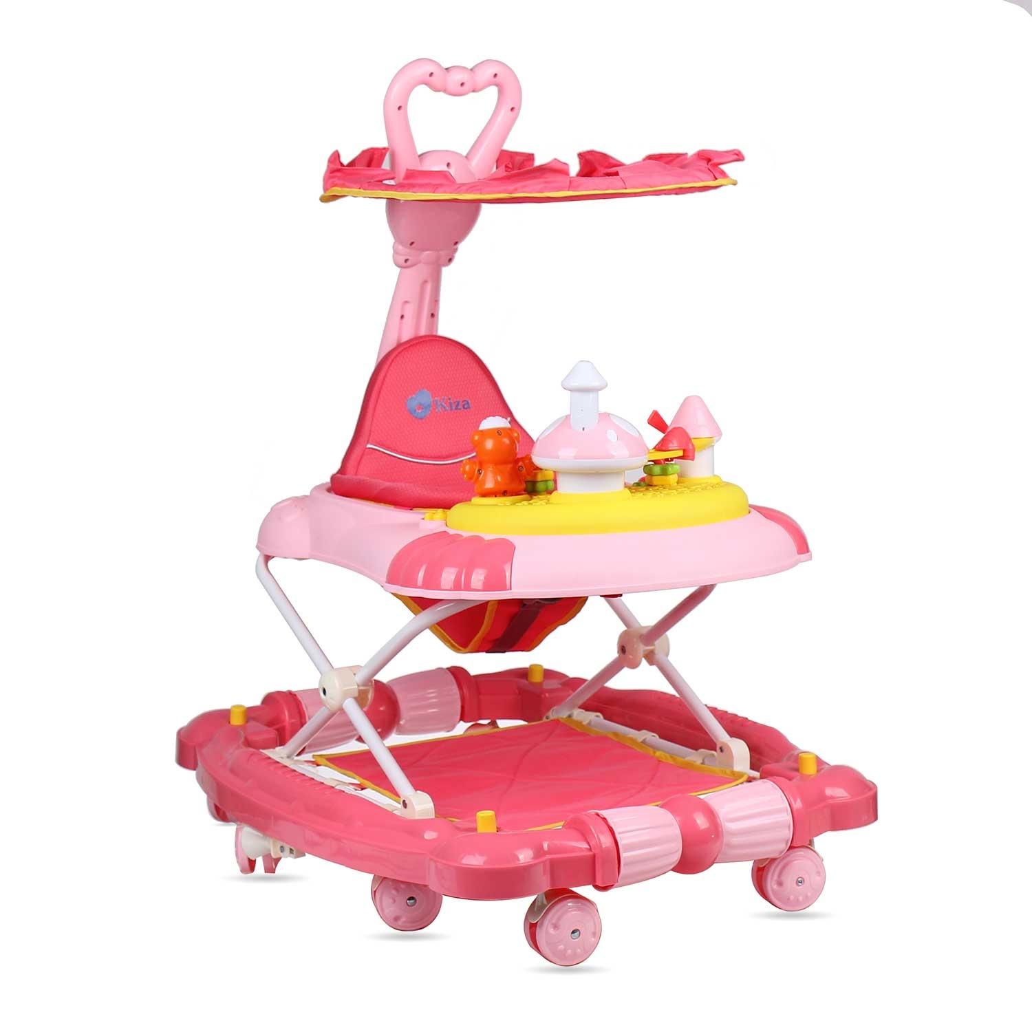 Xe tập đi 2 in 1 Mushroom Kiza KZ180 (Hồng) hình 1