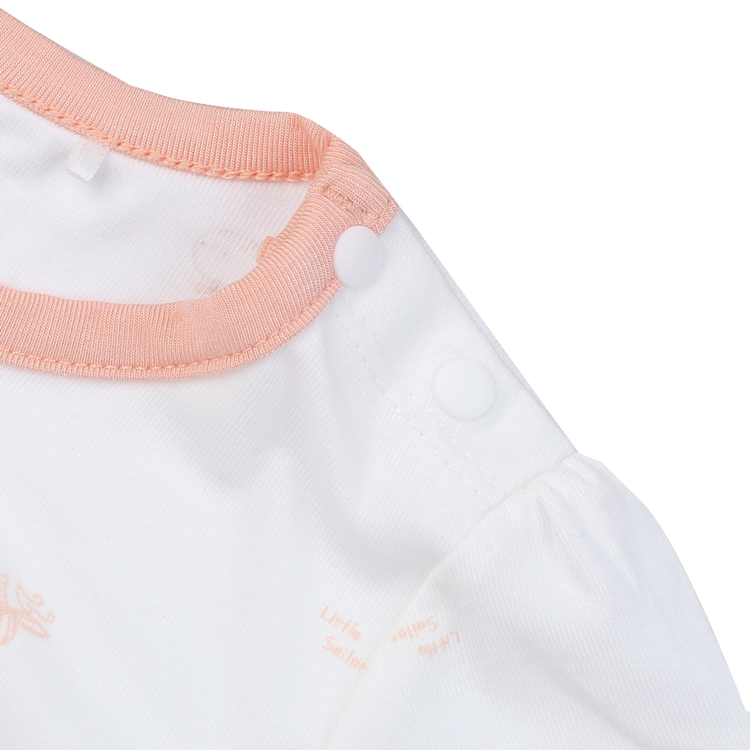 Bộ cộc bé gái KidsPlaza Otis ND25H (Trắng) hình 2