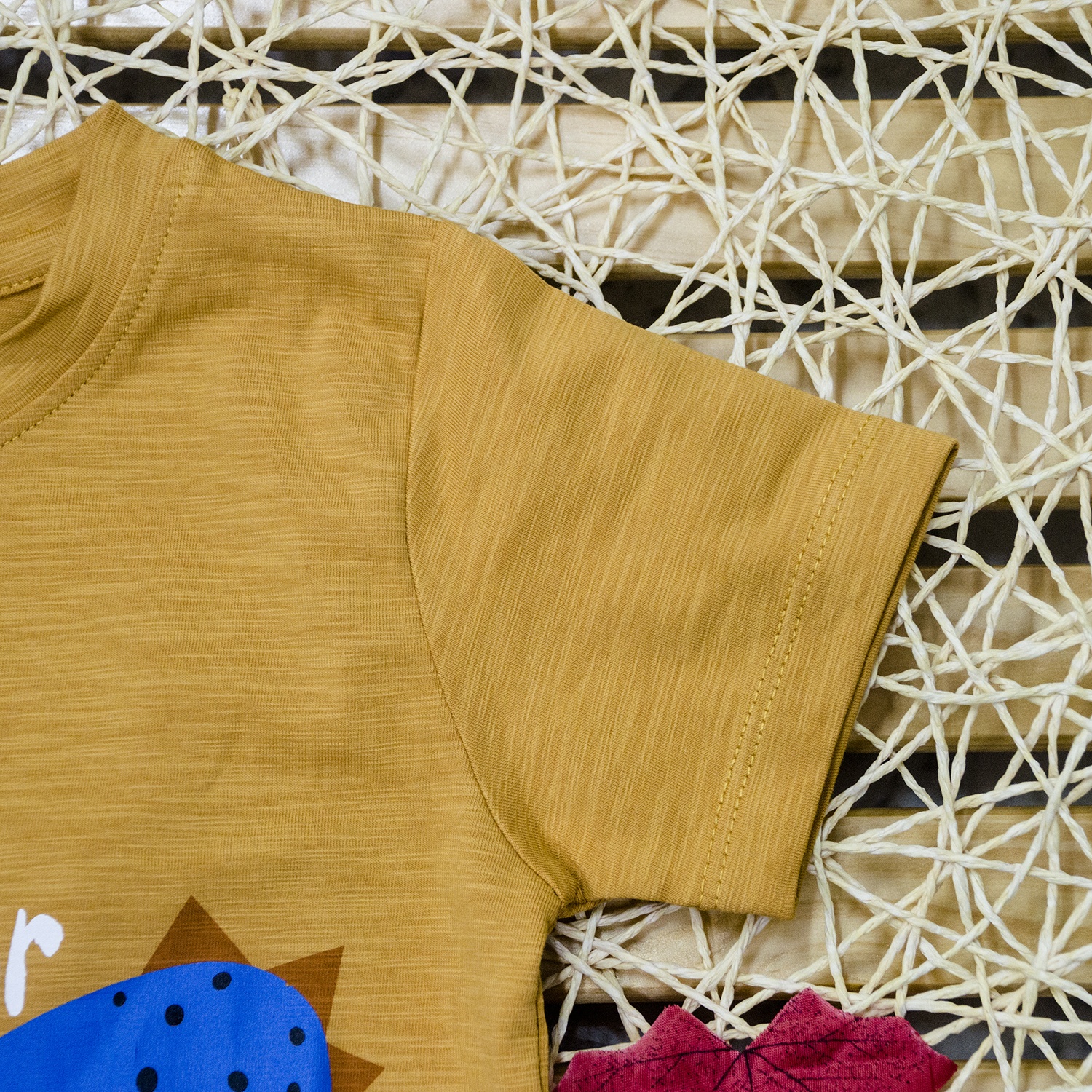 Quần áo thời trang bé trai Mamago in hình khủng long xanh LN9.19 hình 4