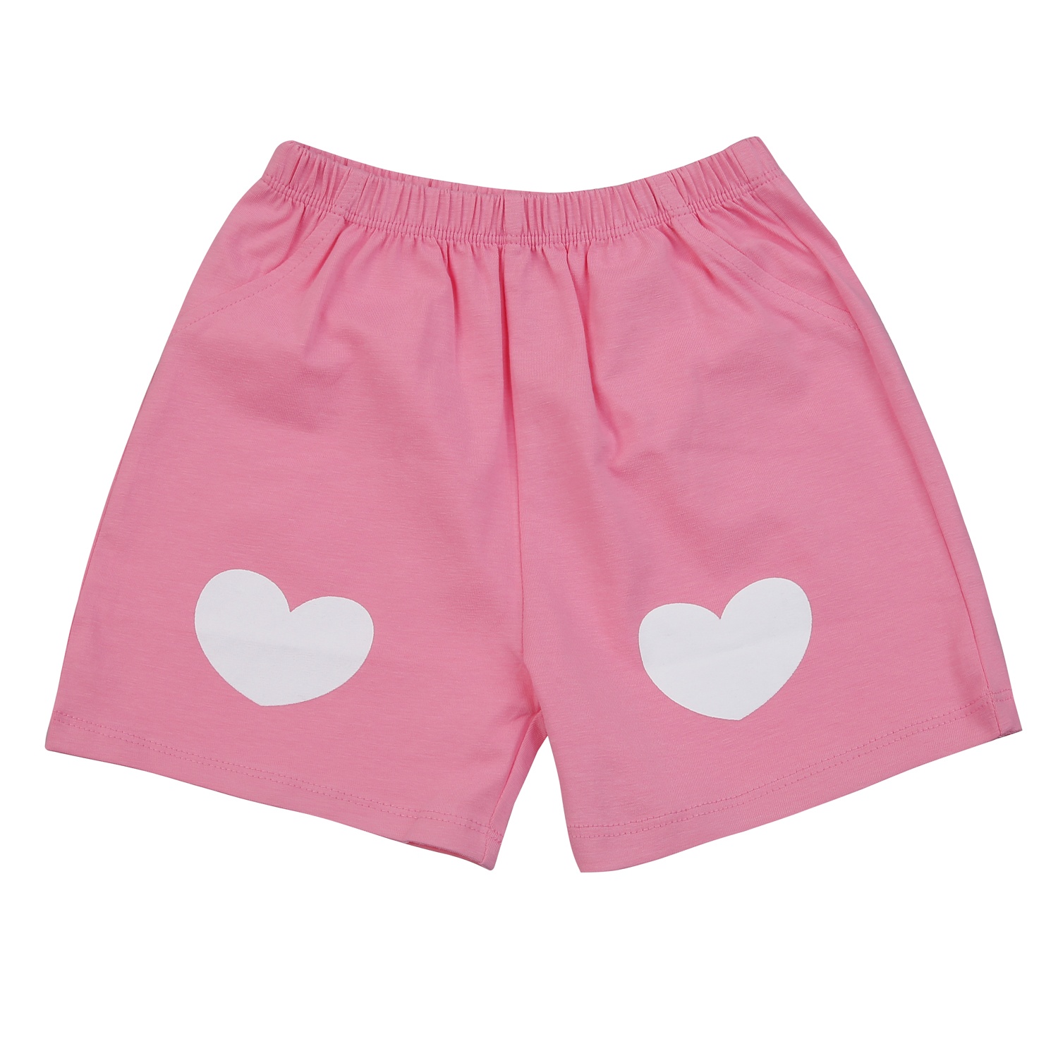 Bộ quần áo cộc tay bé gái KidsPlaza in hình mèo M25H (Hồng)