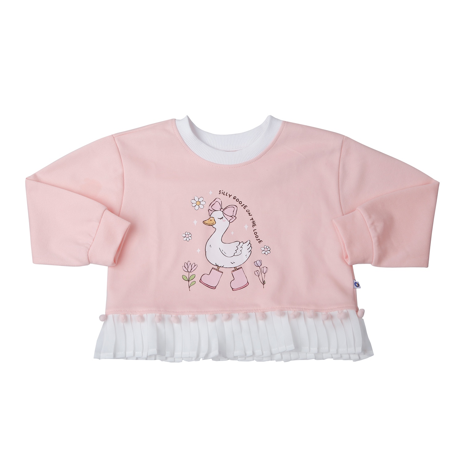 Bộ đồ bé gái Kidsplaza in hình chú vịt HN25D (Hồng) hình 2