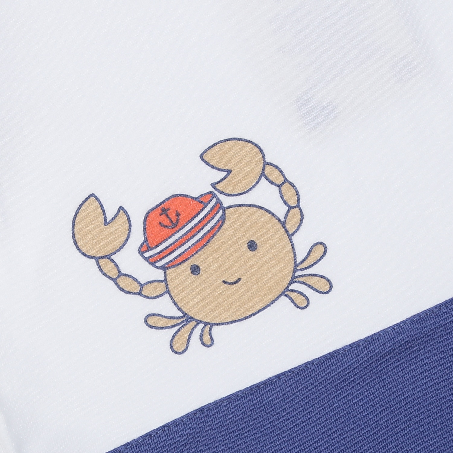 Bộ quần áo ba lỗ bé trai KidsPlaza Otis ND25H (Trắng xanh) hình 3