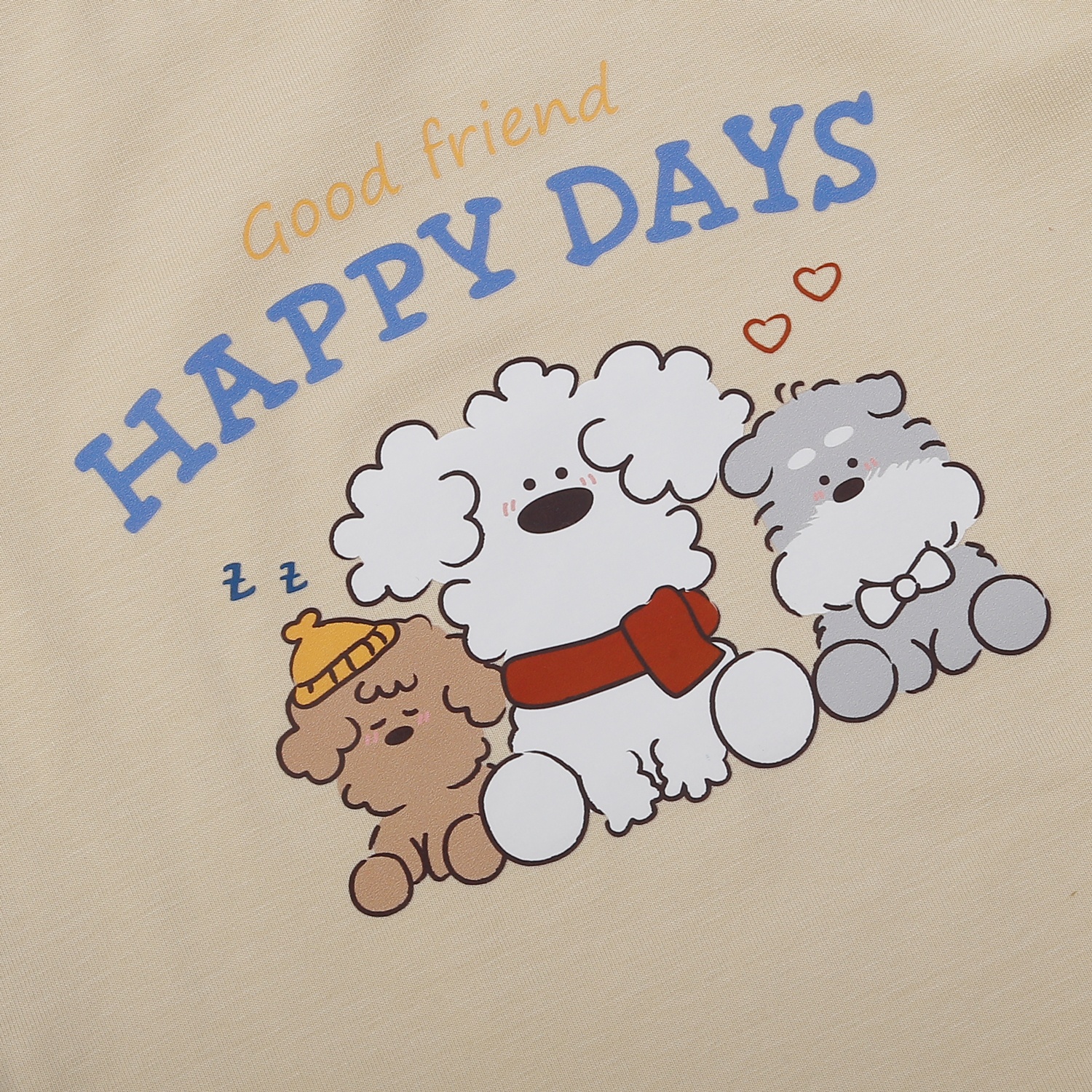 Bộ quần áo ba lỗ KidsPlaza in cún M25H (Nâu) hình 2