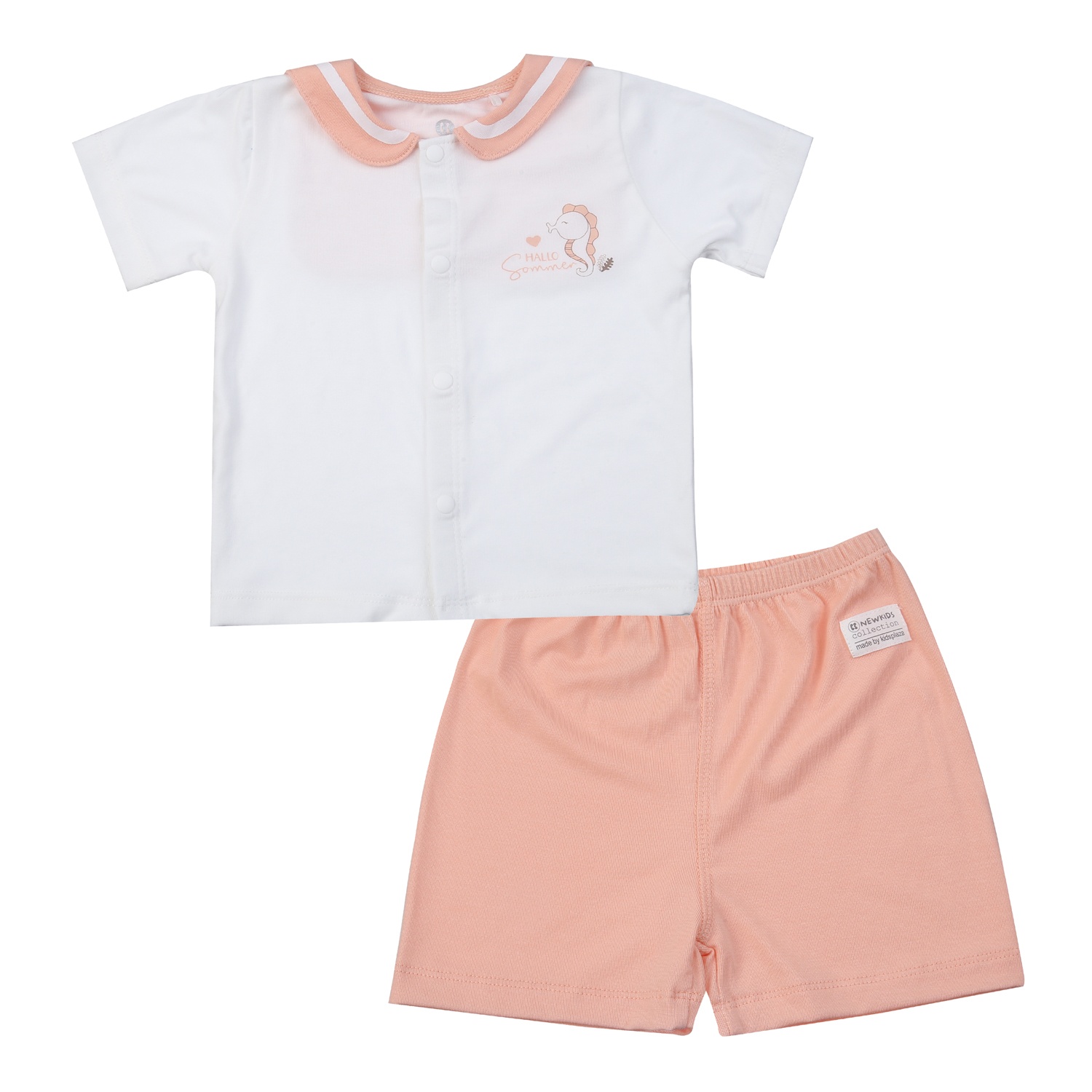 Bộ quần áo bé gái KidsPlaza Otis ND25H (Trắng) hình 1