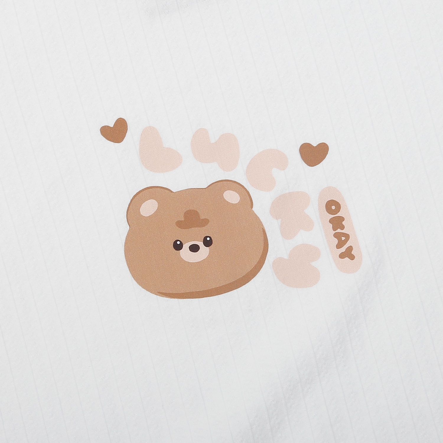 Bộ quần áo cộc KidsPlaza in lucky M25H (Trắng) hình 3