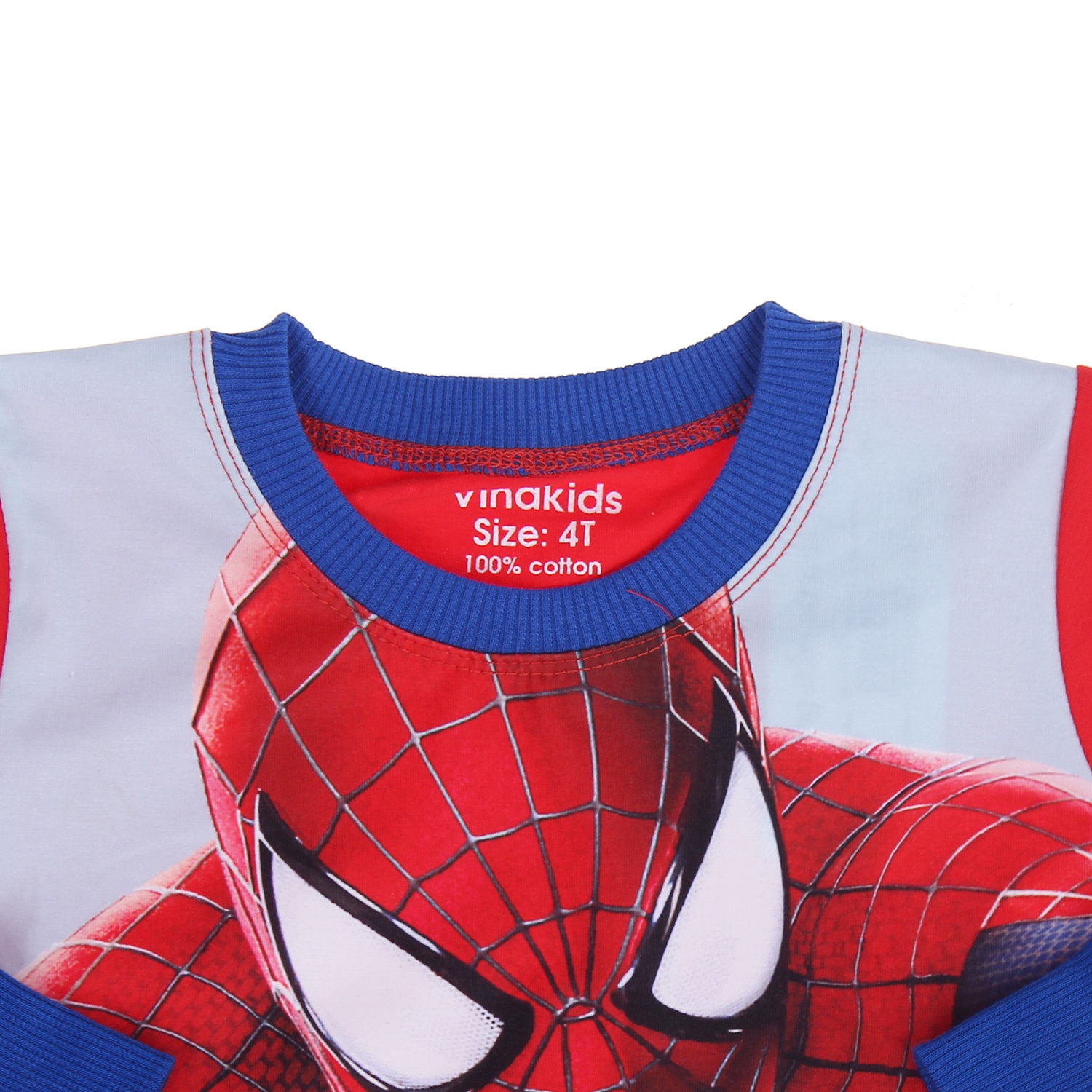 Bộ thời trang bé trai in hình siêu nhân hình 1