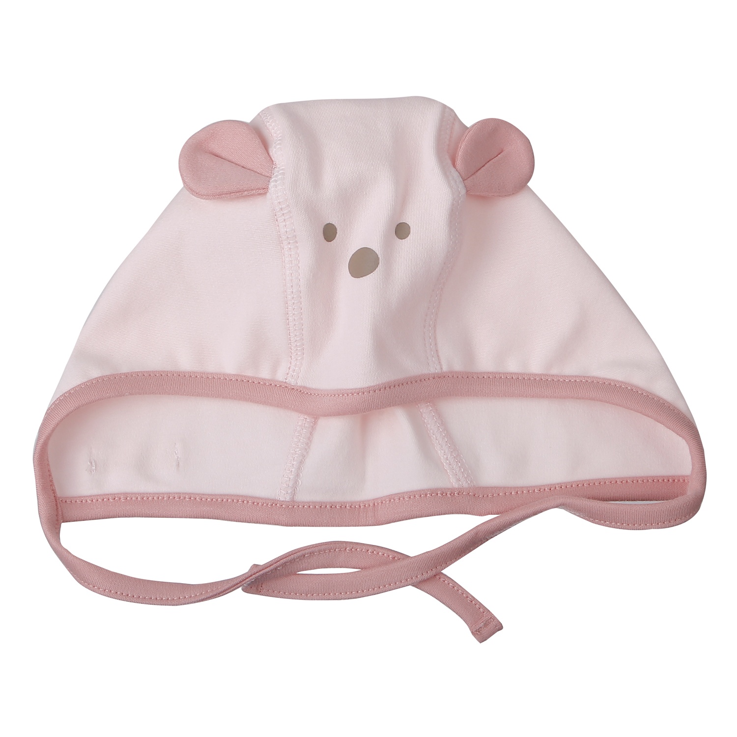 Mũ buộc dây cho bé KidsPlaza ct nhung  ND25D (Hồng) hình 1