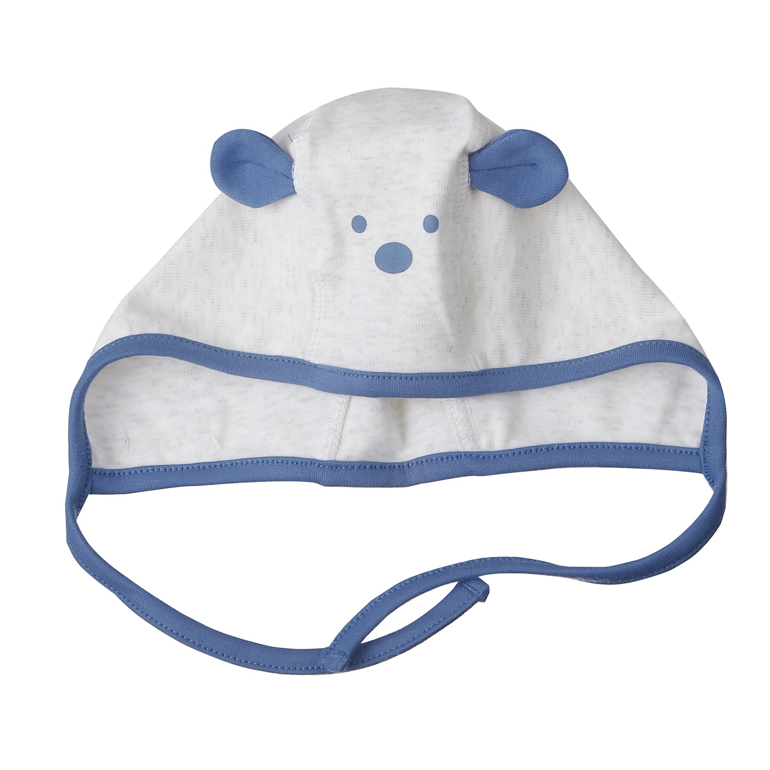 Mũ buộc dây cho bé KidsPlaza ct nhung  ND25D (Xám) hình 1