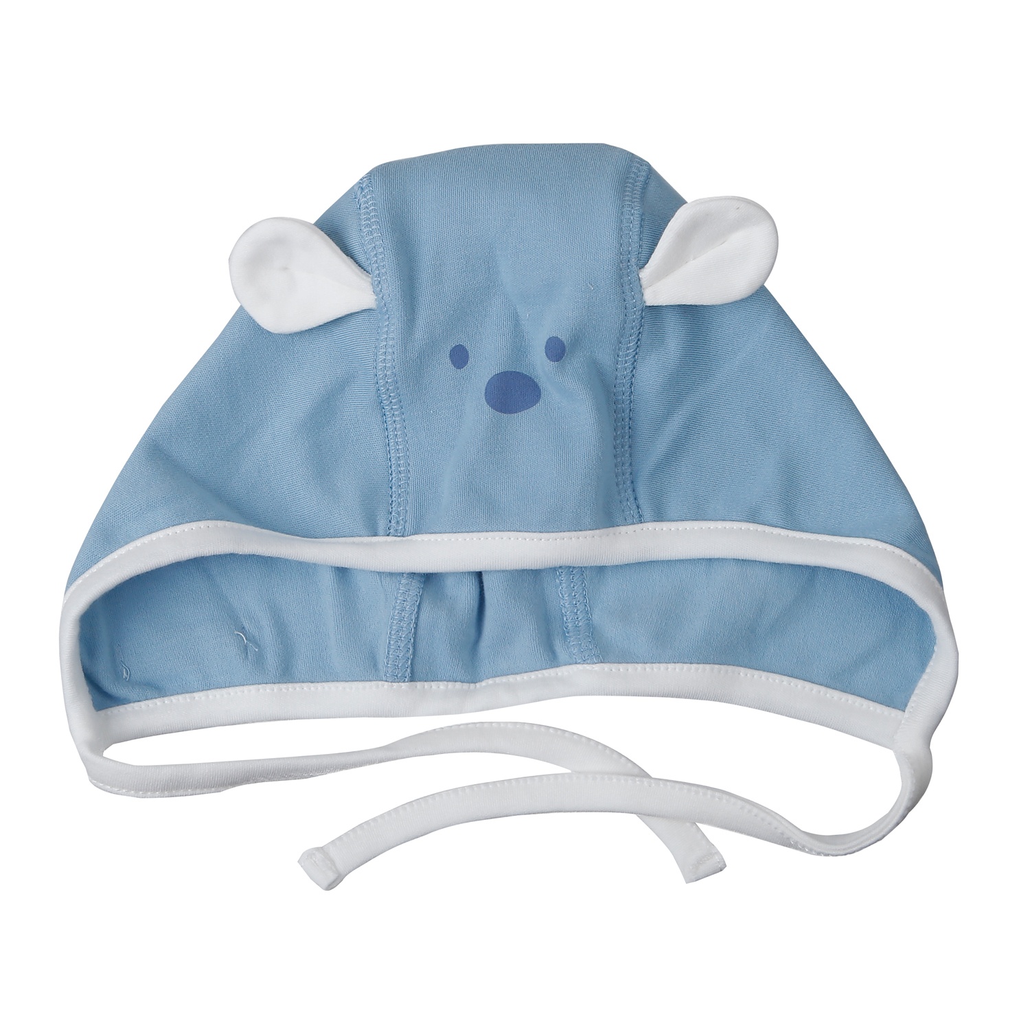 Mũ buộc dây cho bé KidsPlaza ct nhung ND25D (Xanh) hình 1