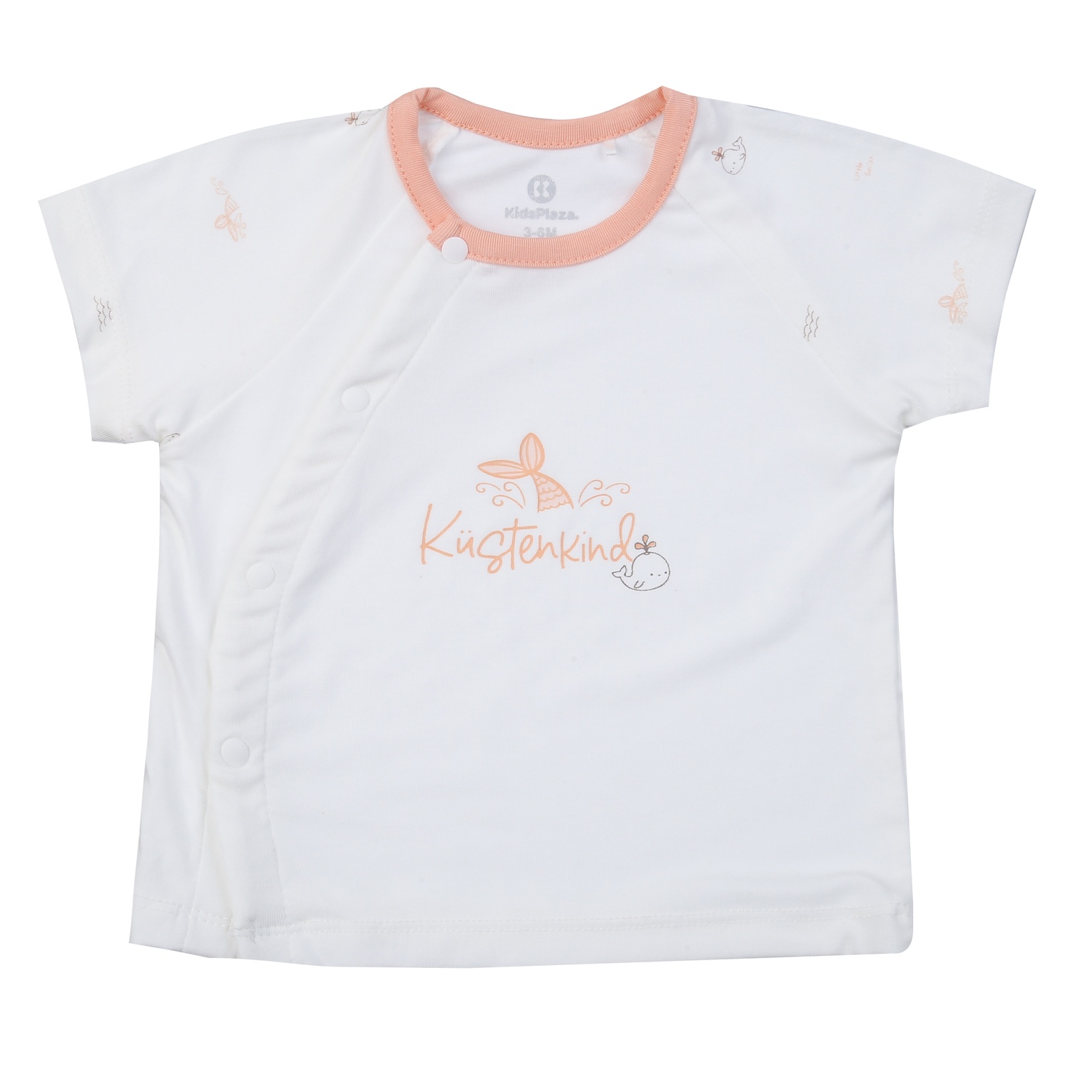 Bộ quần áo cộc bé gái KidsPlaza Otis ND25H (Trắng) hình 2