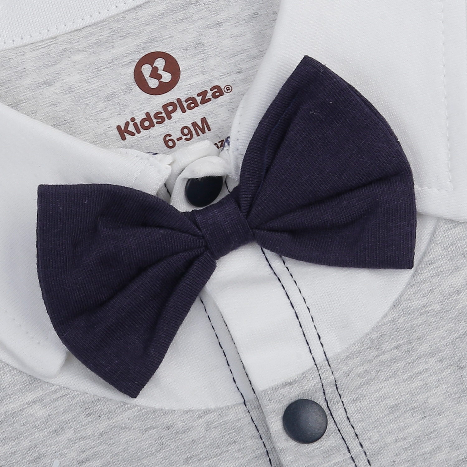 Body cộc bé trai KidsPlaza nơ bear HN25H (Xanh dương)