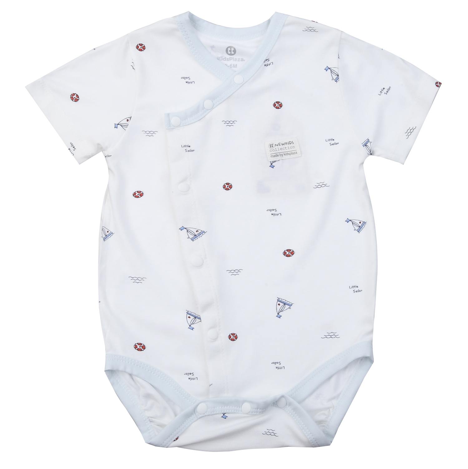 Body cộc tay sát bẹn KidsPlaza Otis ND25H (Trắng xanh) hình 1