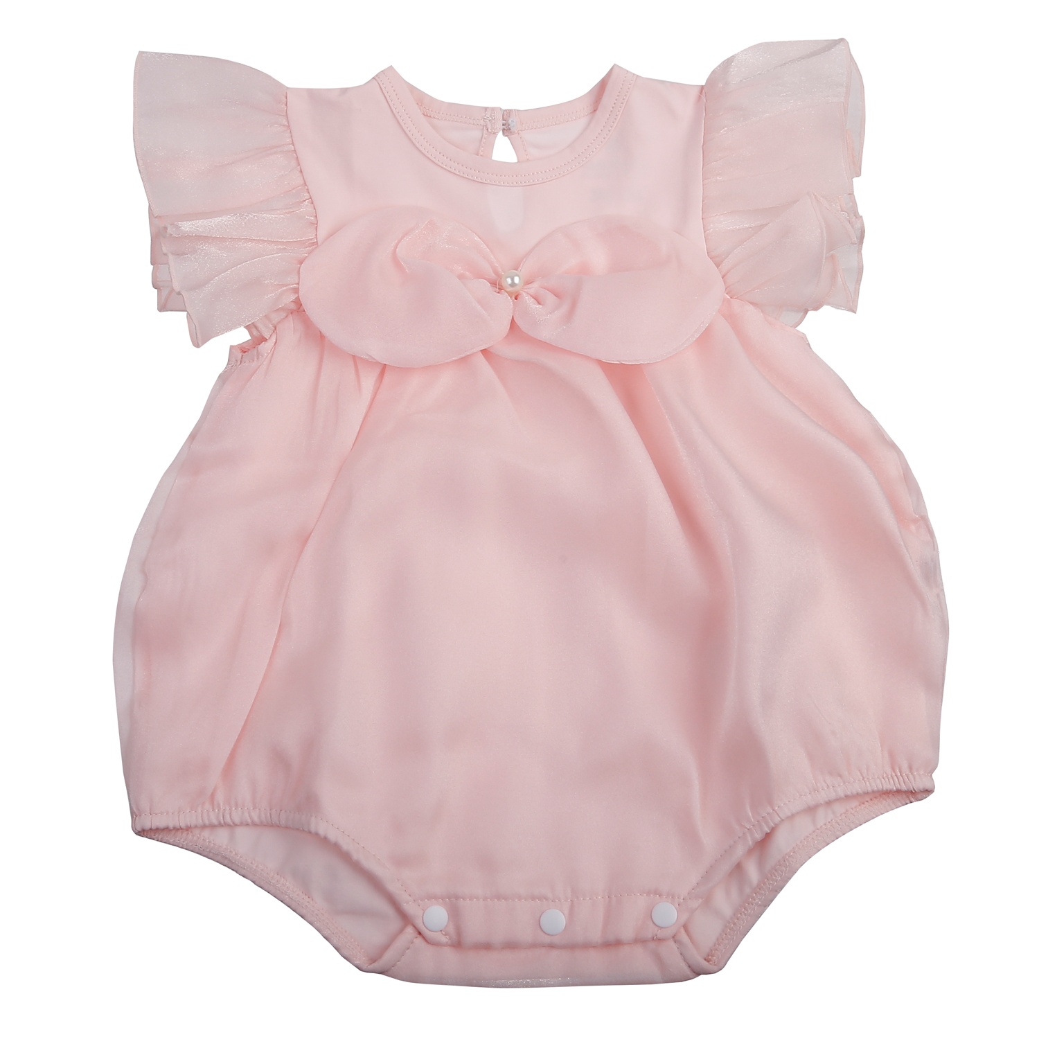 Set body bé gái KidsPlaza nơ ngọc HN25H (Hồng) 