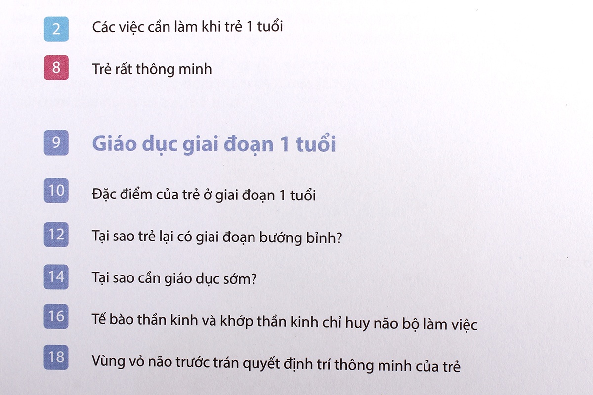 Sách dạy con kiểu Nhật ( giai đoạn 1 tuổi ) hình 3