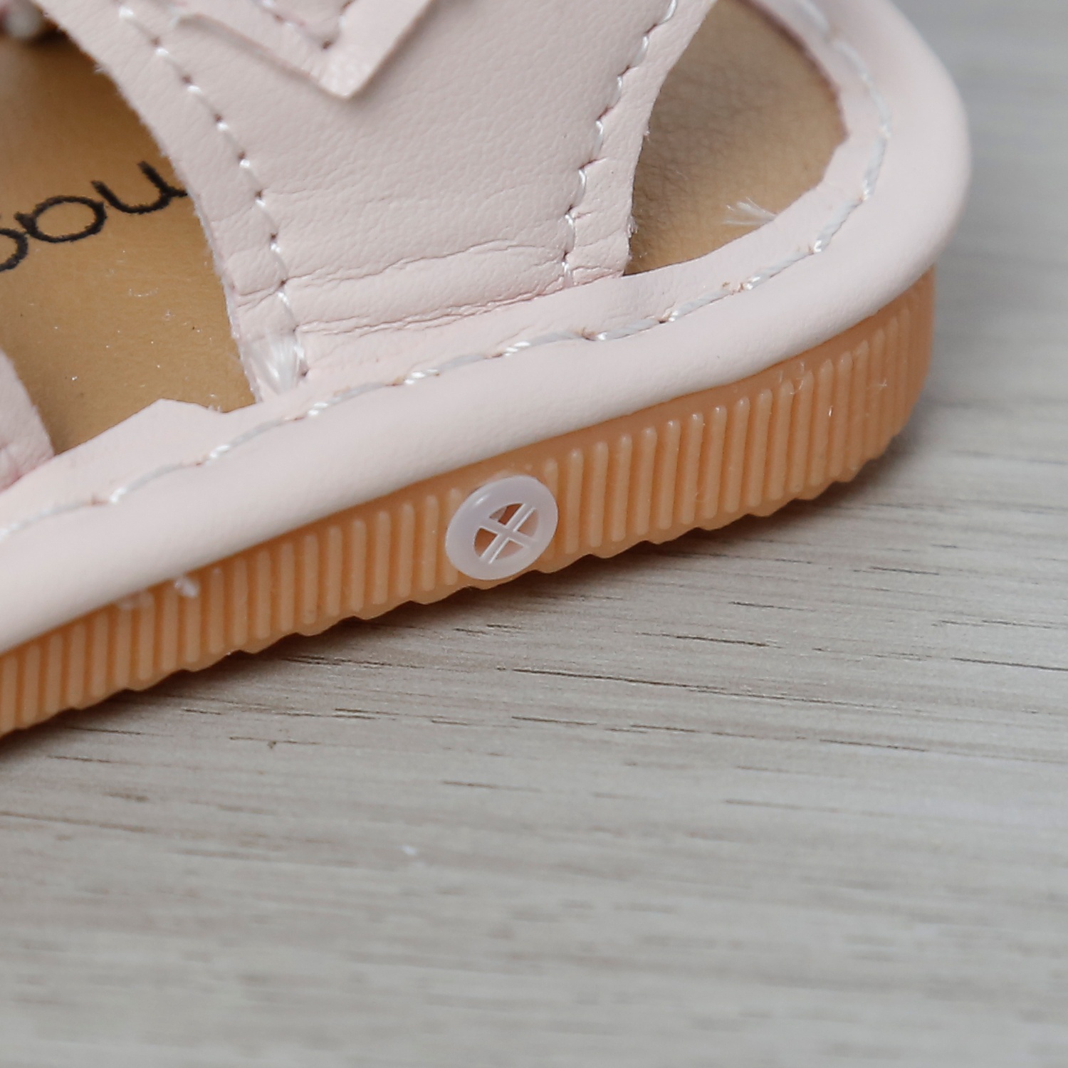 Dép sandal tập đi kèn Mamago 25M-S1 gắn sao (Hồng) hình 2