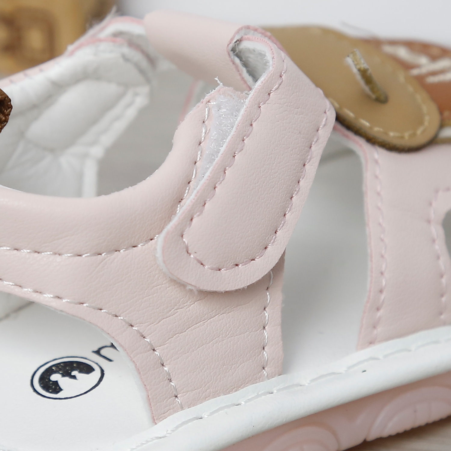 Dép sandal tập đi kèn Mamago 25MS9 coffee (Hồng)