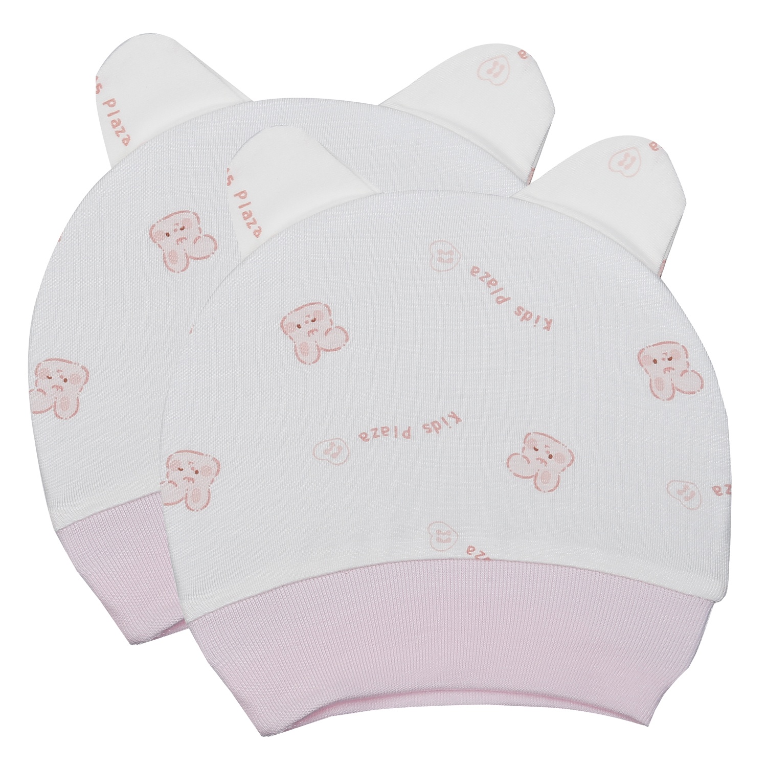 Set 2 mũ KidsPlaza TM24.8 (Trắng hồng)